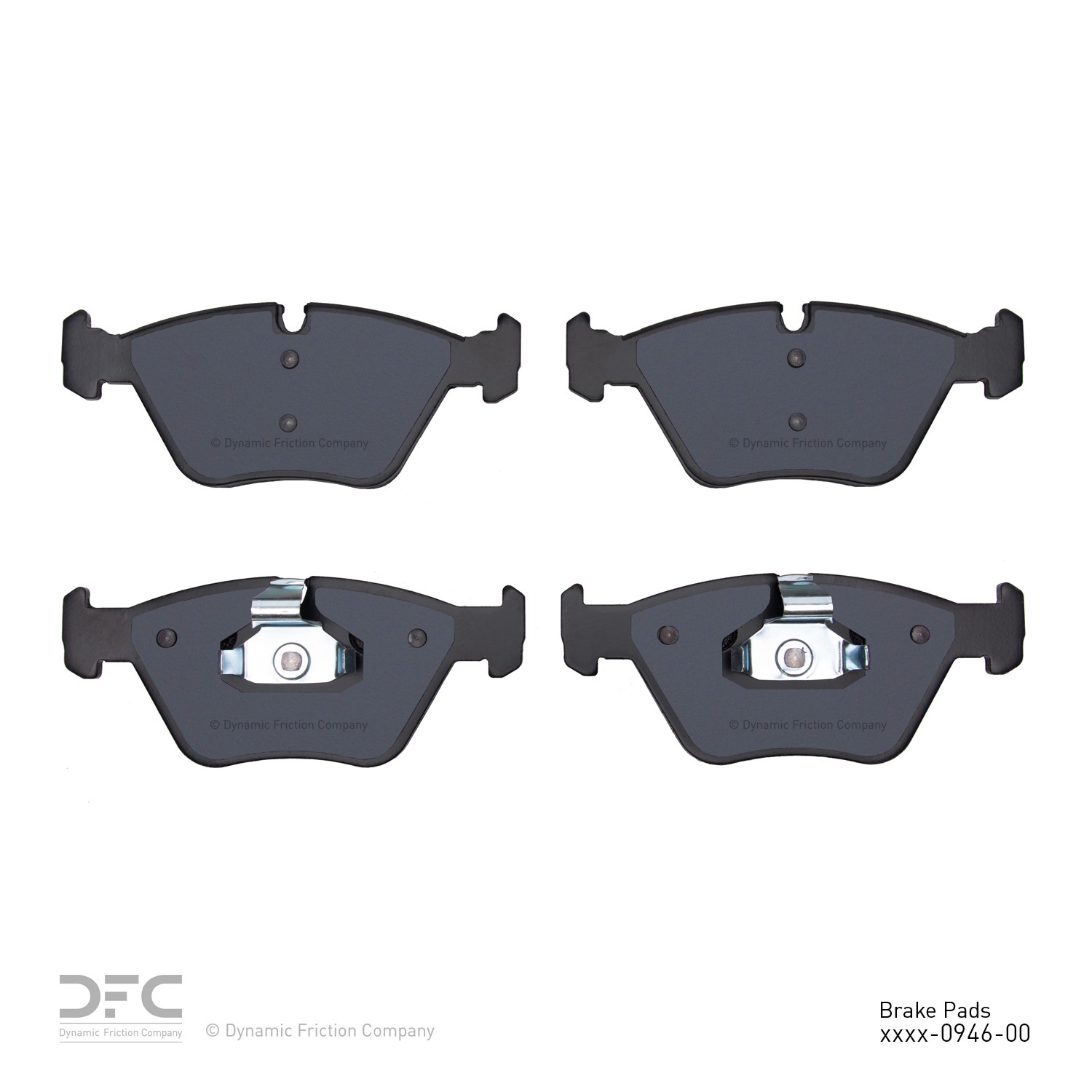 DYN 1552-0946-00 DFC 5000 Advanced Brake Pads - Low Metallic