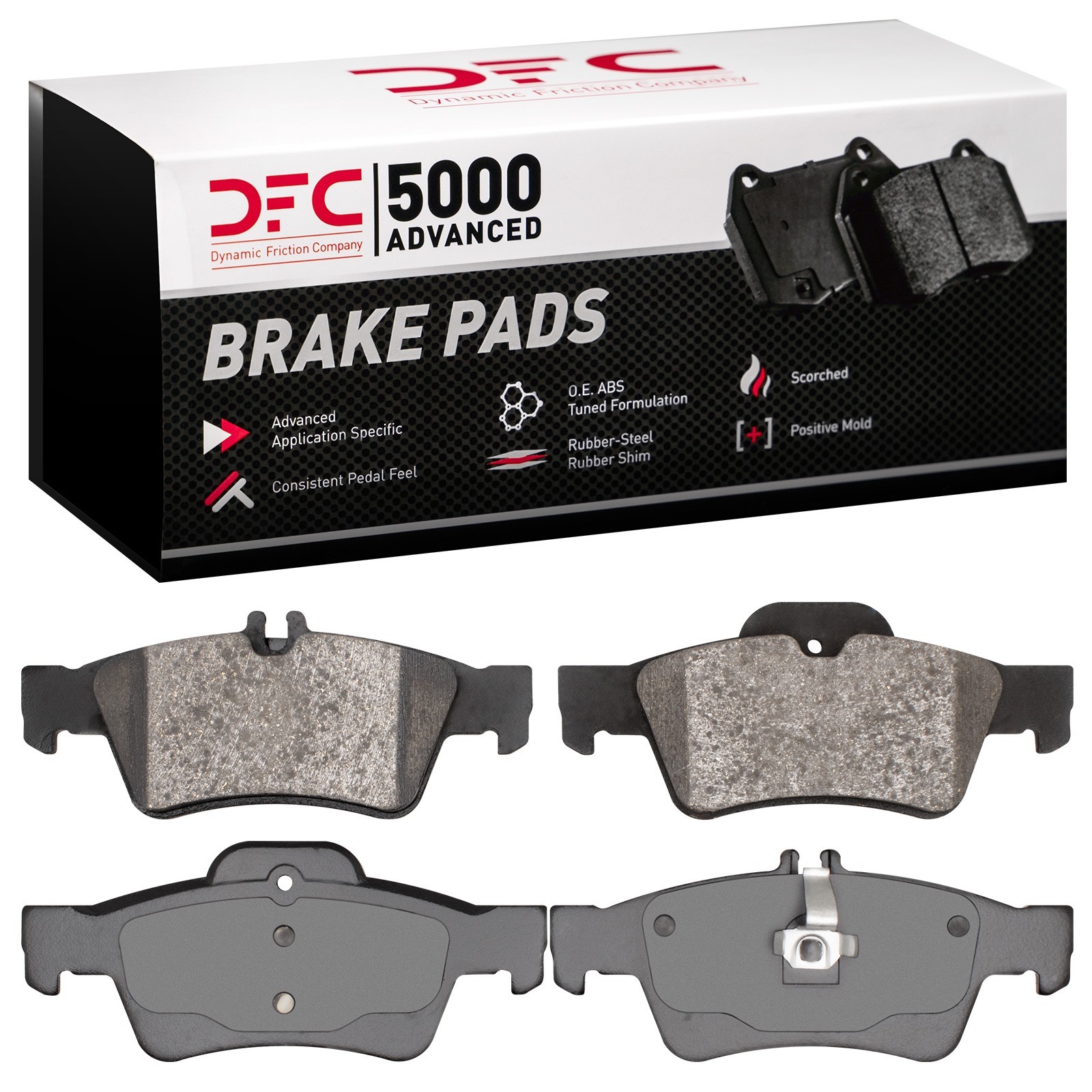 DYN 1552-0986-00 DFC 5000 Advanced Brake Pads - Low Metallic - Image 2