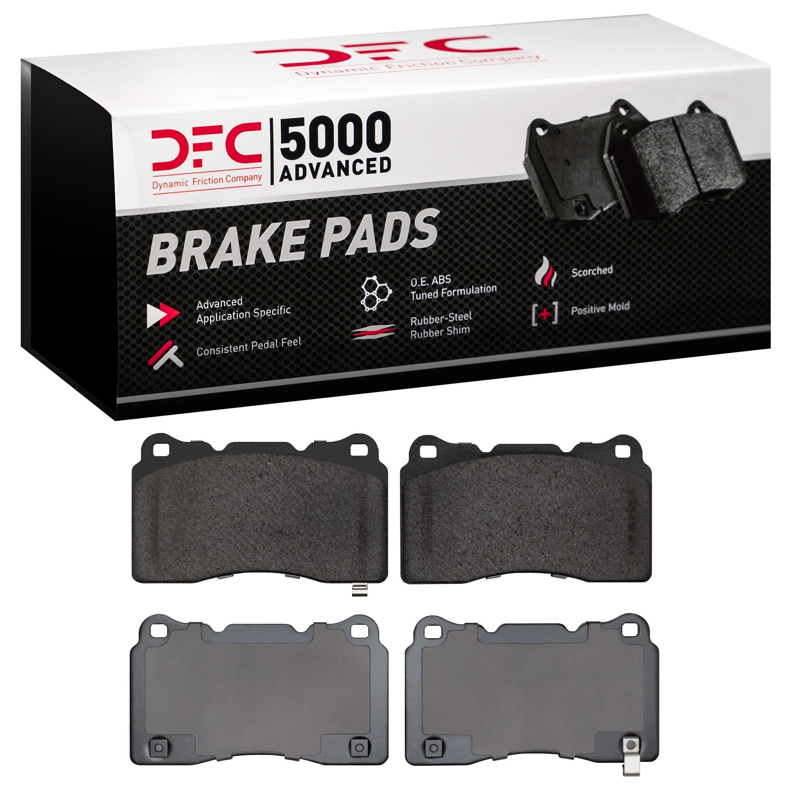 DYN 1552-1001-00 DFC 5000 Advanced Brake Pads - Low Metallic - Image 2