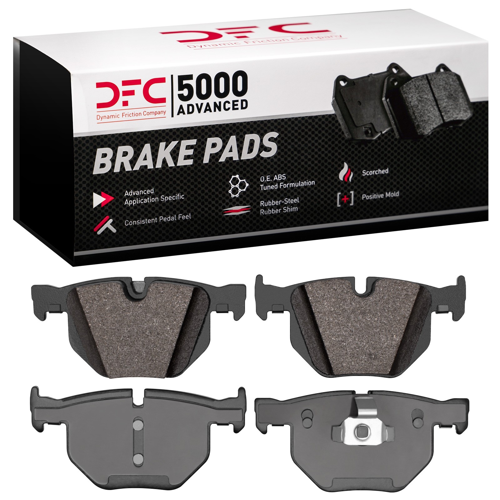 DYN 1552-1042-00 DFC 5000 Advanced Brake Pads - Low Metallic - Image 2