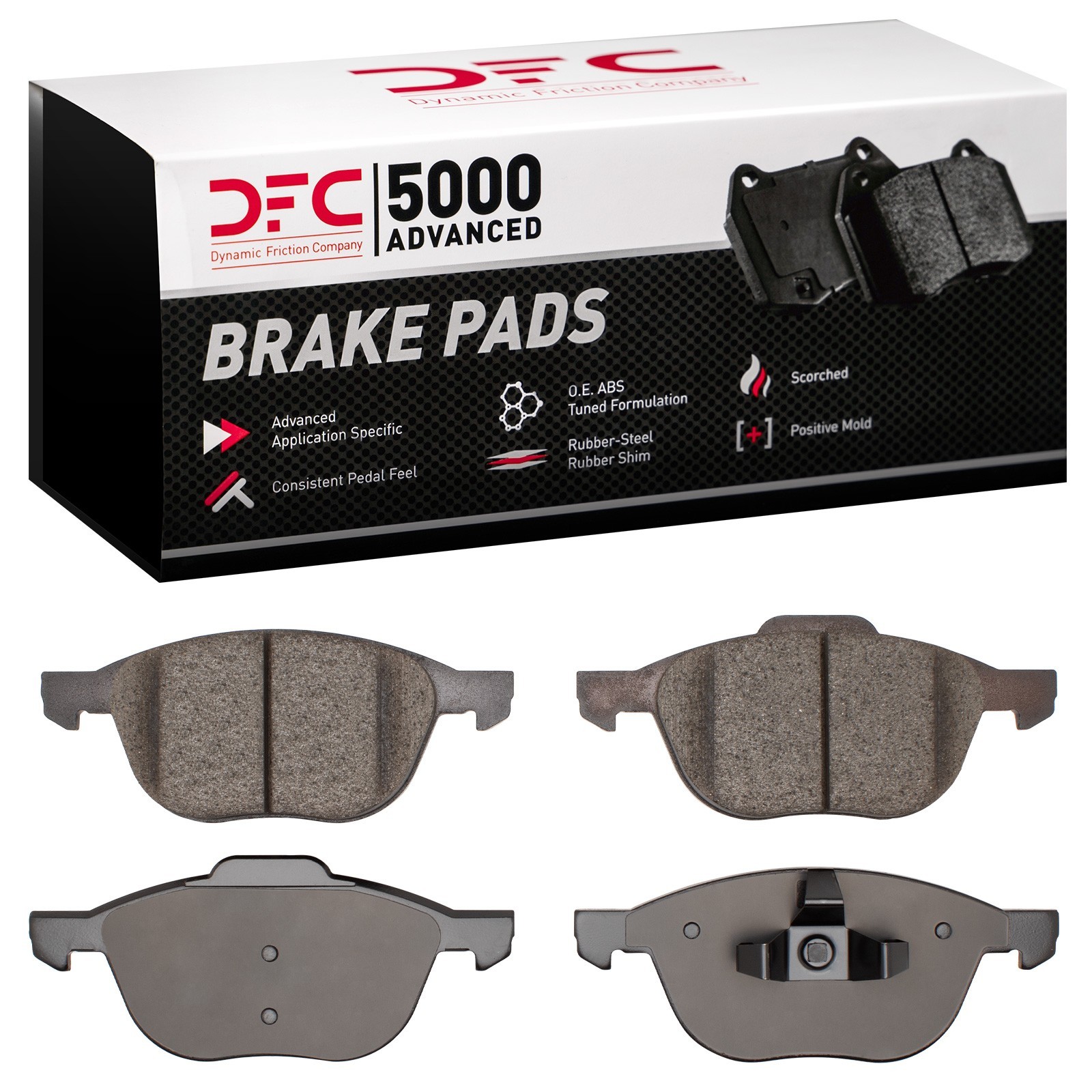 DYN-1552-1044-00 DFC 5000 Advanced Brake Pads - Low Metallic - Image 2