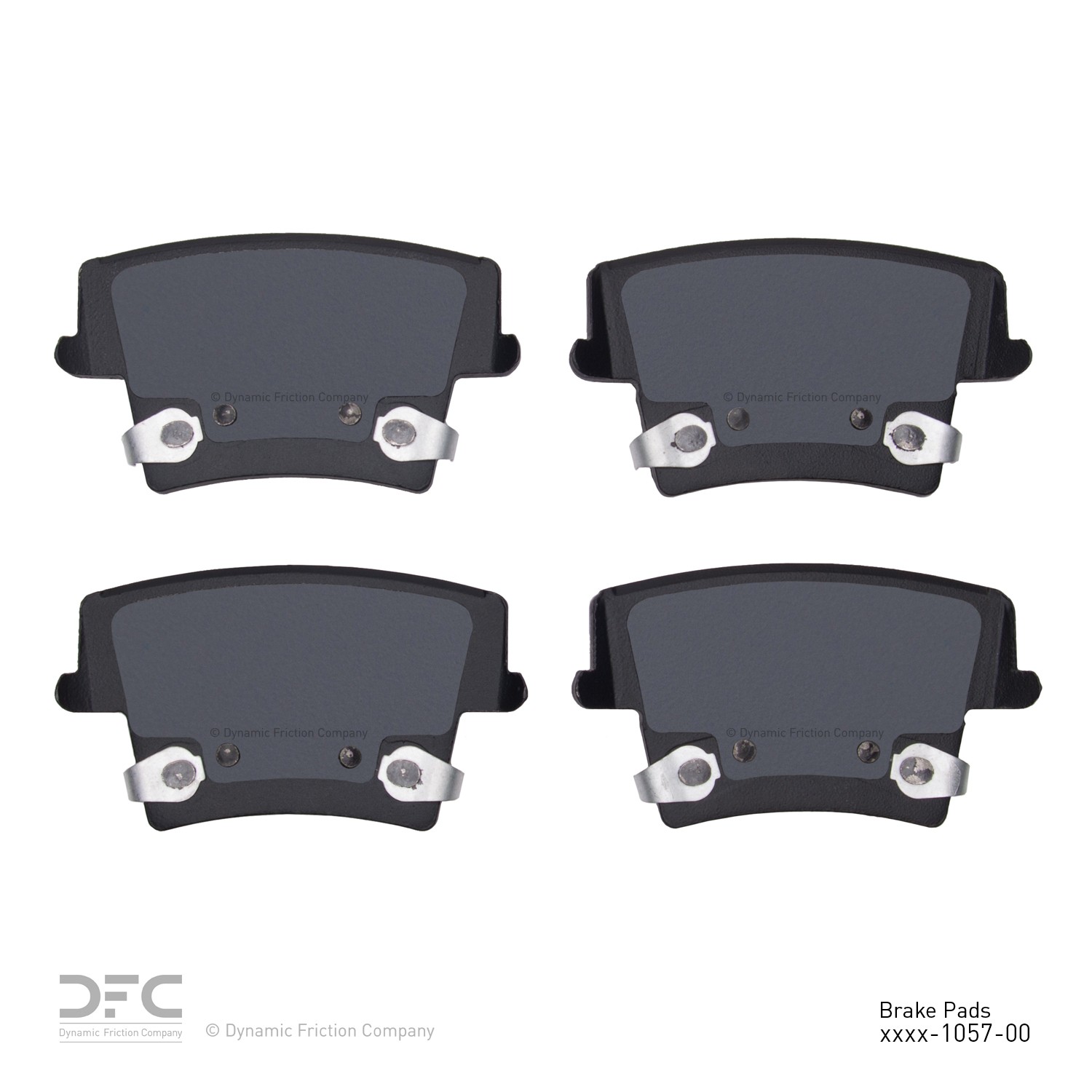 DYN 1552-1057-00 DFC 5000 Advanced Brake Pads - Semi Metallic