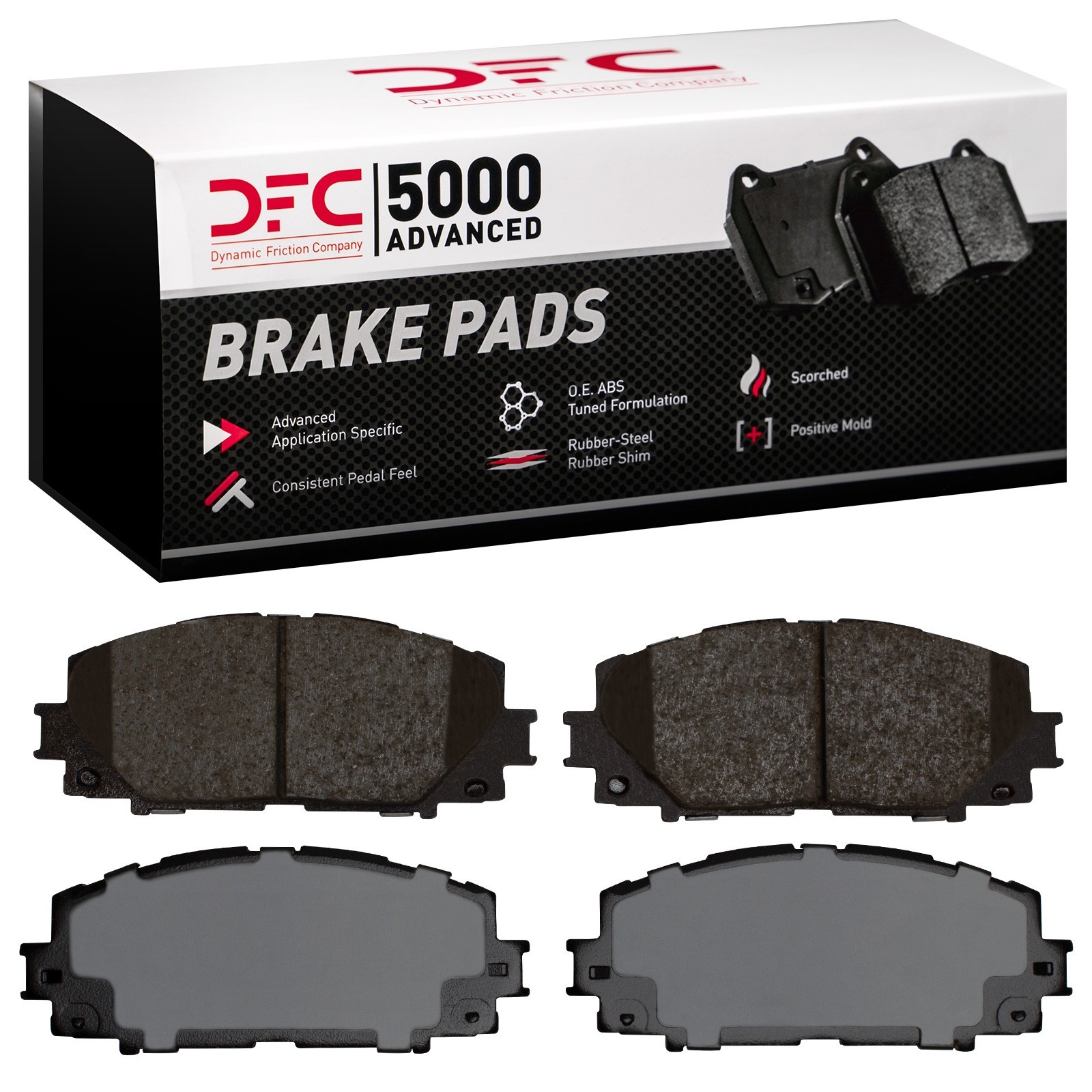 DYN-1552-1184-10 DFC 5000 Advanced Brake Pads - Ceramic - Image 2