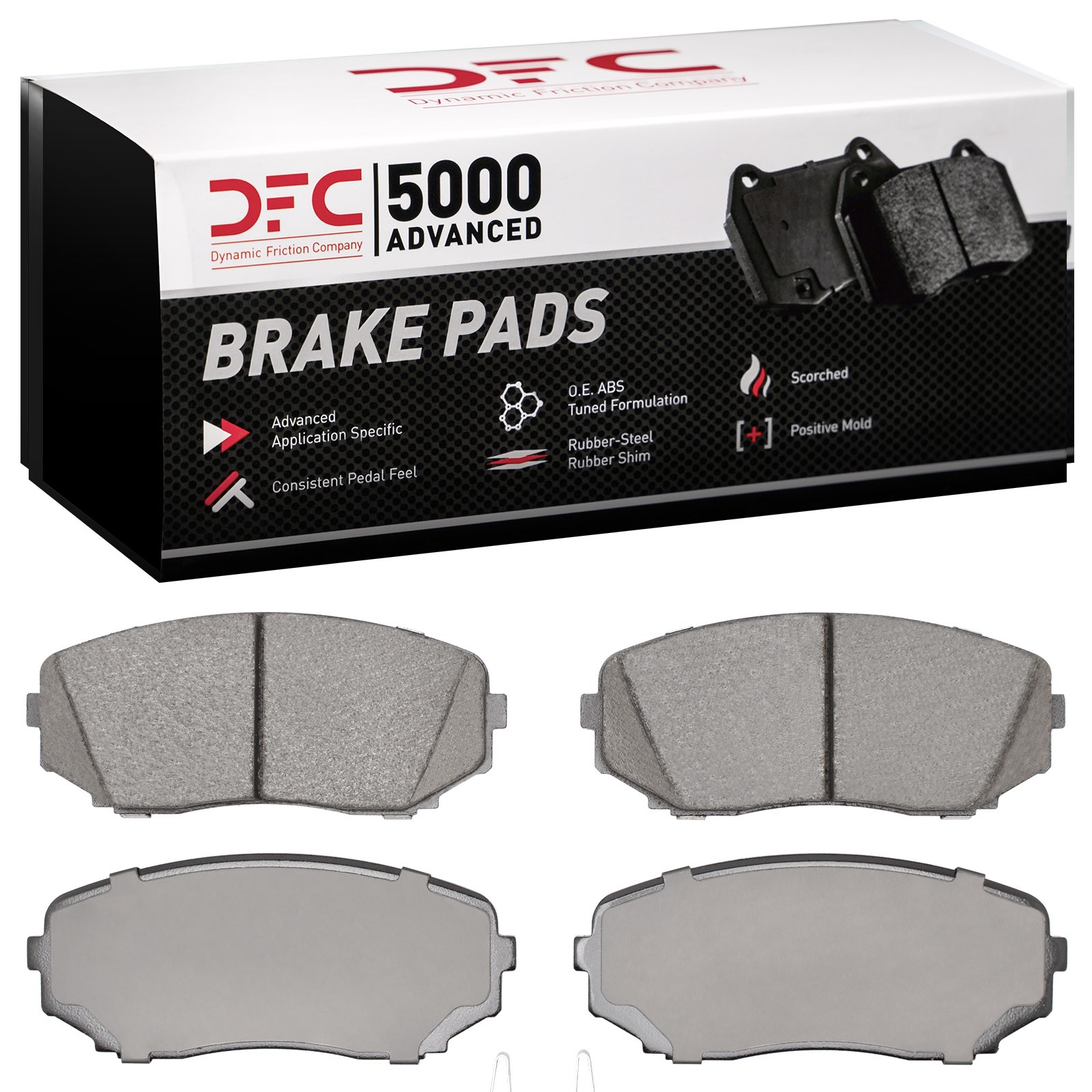 DYN 1552-1258-00 DFC 5000 Advanced Brake Pads - Ceramic - Image 2