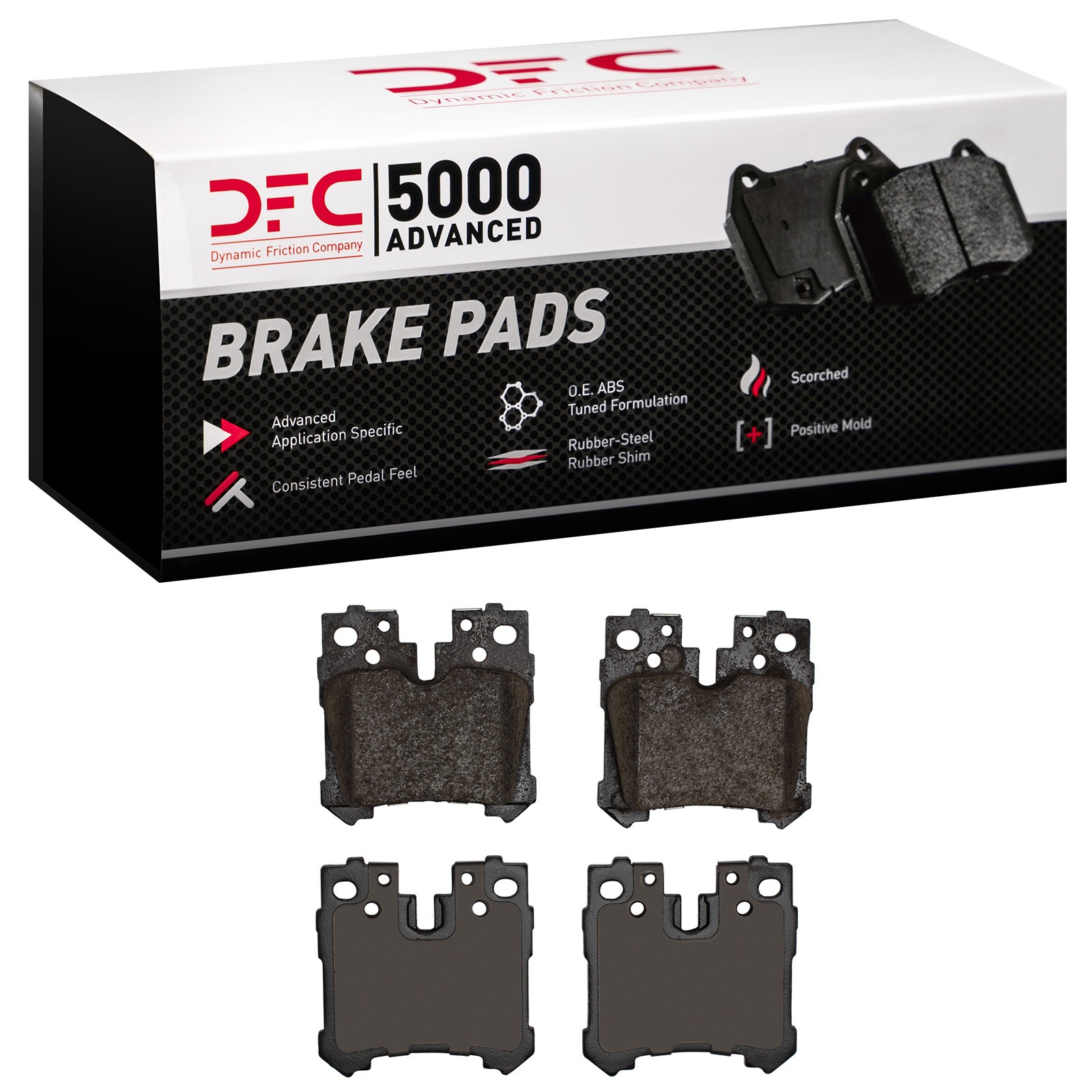 DYN 1552-1283-00 DFC 5000 Advanced Brake Pads - Ceramic - Image 2