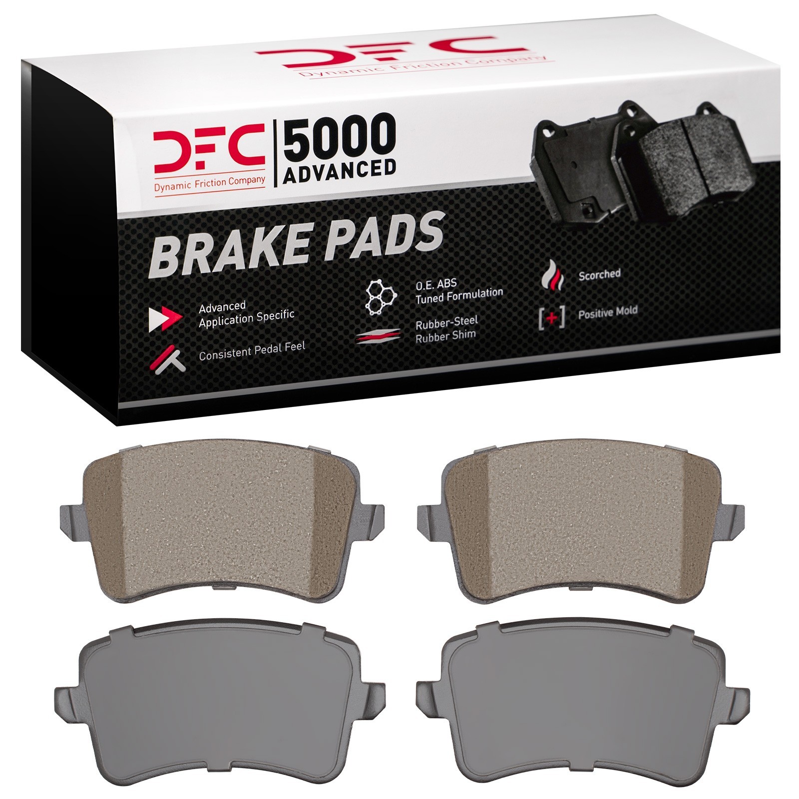 DYN 1552-1386-00 DFC 5000 Advanced Brake Pads - Ceramic - Image 2