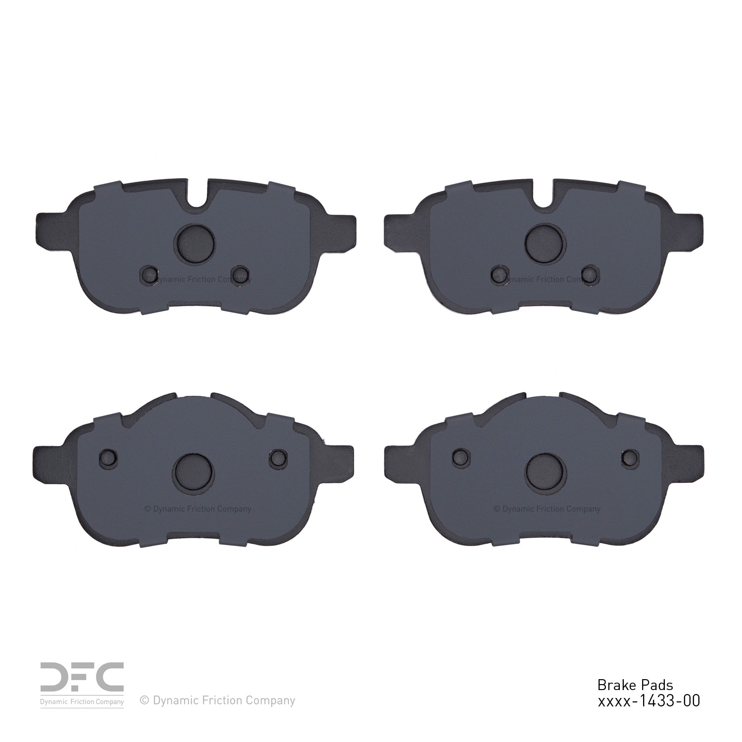 DYN 1552-1433-00 DFC 5000 Advanced Brake Pads - Ceramic