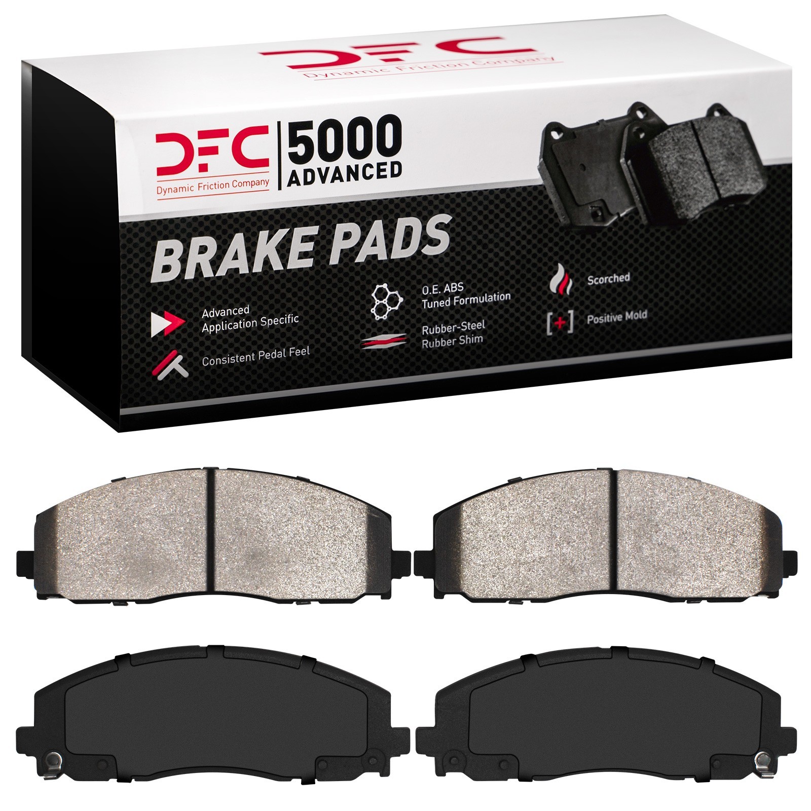 DYN 1552-1589-00 DFC 5000 Advanced Brake Pads - Ceramic - Image 2