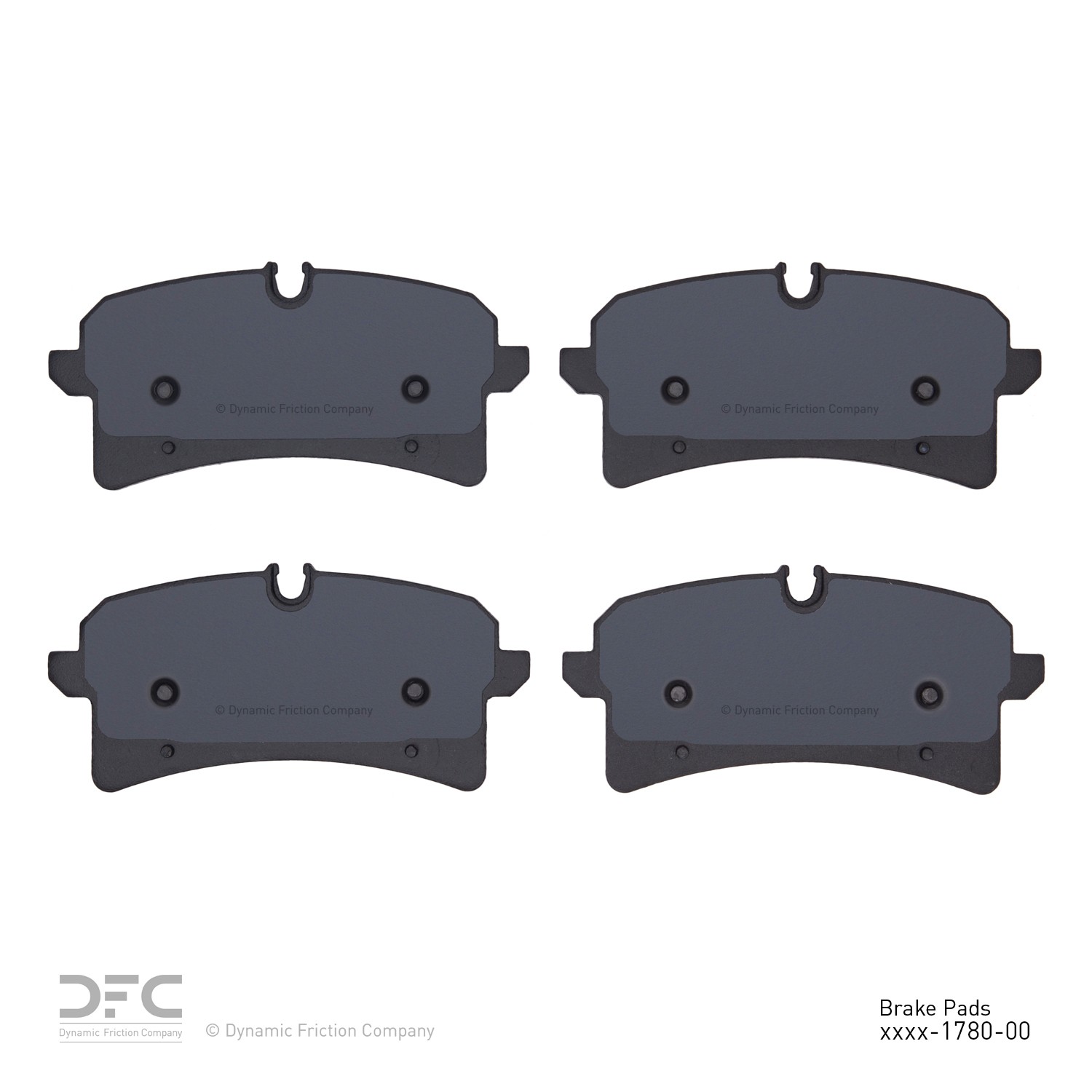 DYN 1552-1780-00 DFC 5000 Advanced Brake Pads - Low Metallic