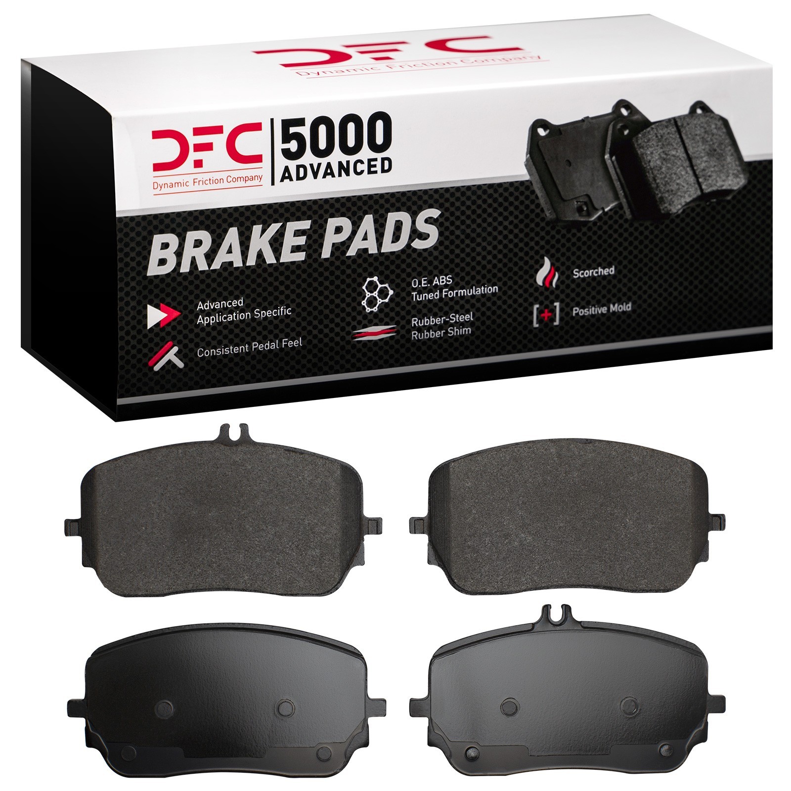 DYN 1552-2237-00 DFC 5000 Advanced Brake Pads - Low Metallic - Image 2