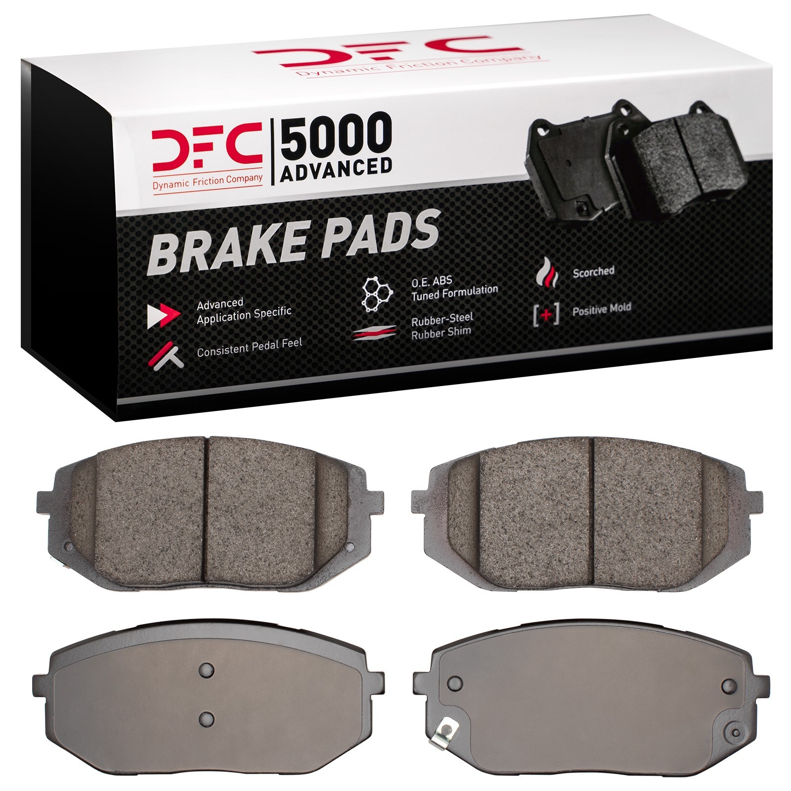 DYN 1552-2398-00 DFC 5000 Advanced Brake Pads - Low Metallic - Image 2
