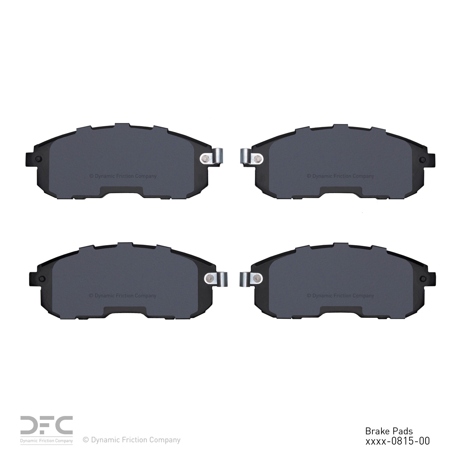 DYN-1553-0815-00 DFC 5000 Advanced Brake Pads - Low Metallic
