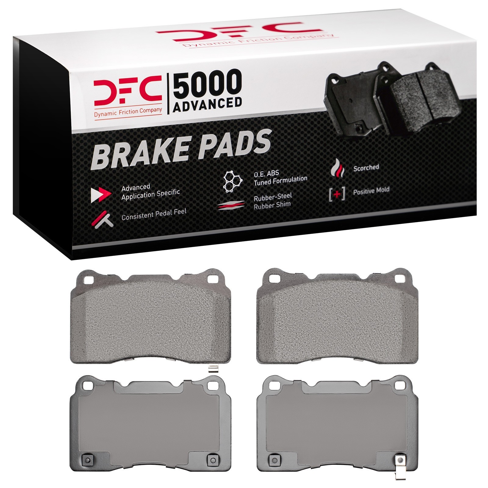 DYN-1553-1001-00 DFC 5000 Advanced Brake Pads - Ceramic - Image 2