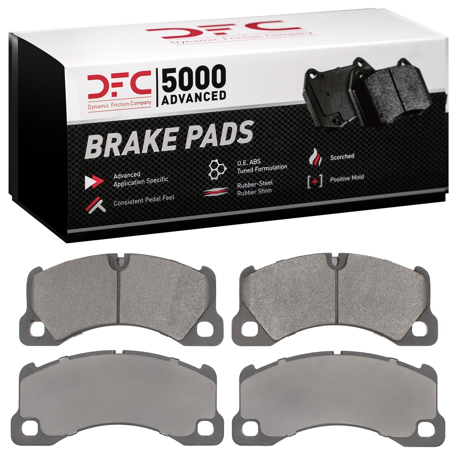 DYN 1553-1349-00 DFC 5000 Advanced Brake Pads - Low Metallic - Image 2