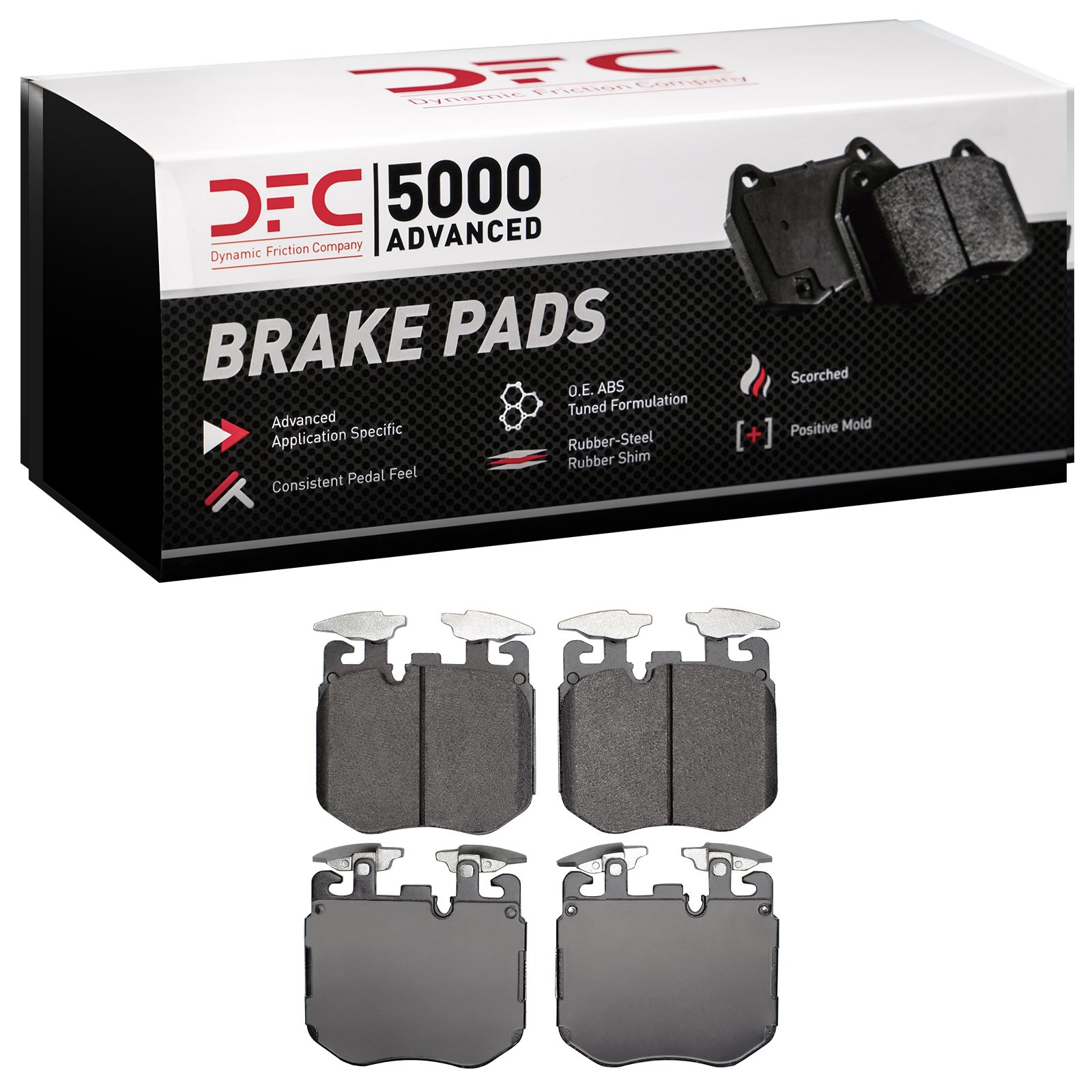 DYN 1553-1868-00 DFC 5000 Advanced Brake Pads - Low Metallic - Image 2