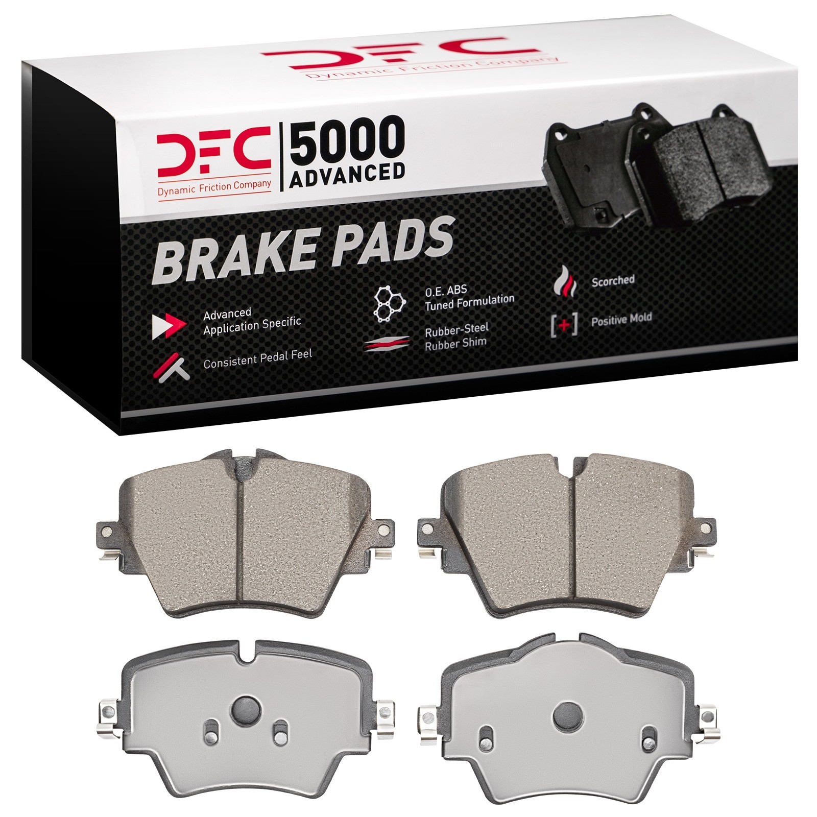 DYN 1553-1892-00 DFC 5000 Advanced Brake Pads - Ceramic - Image 2
