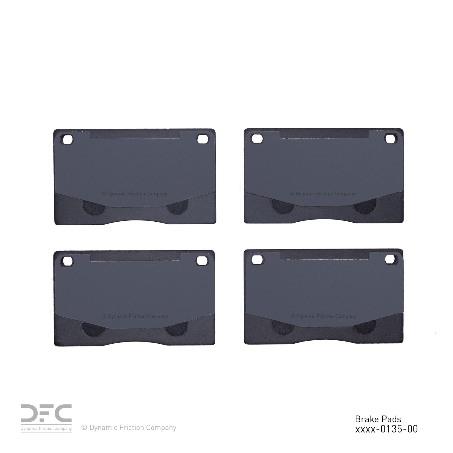 DYN 1600-0135-00 DFC EURO 5000 Ceramic Brake Pads