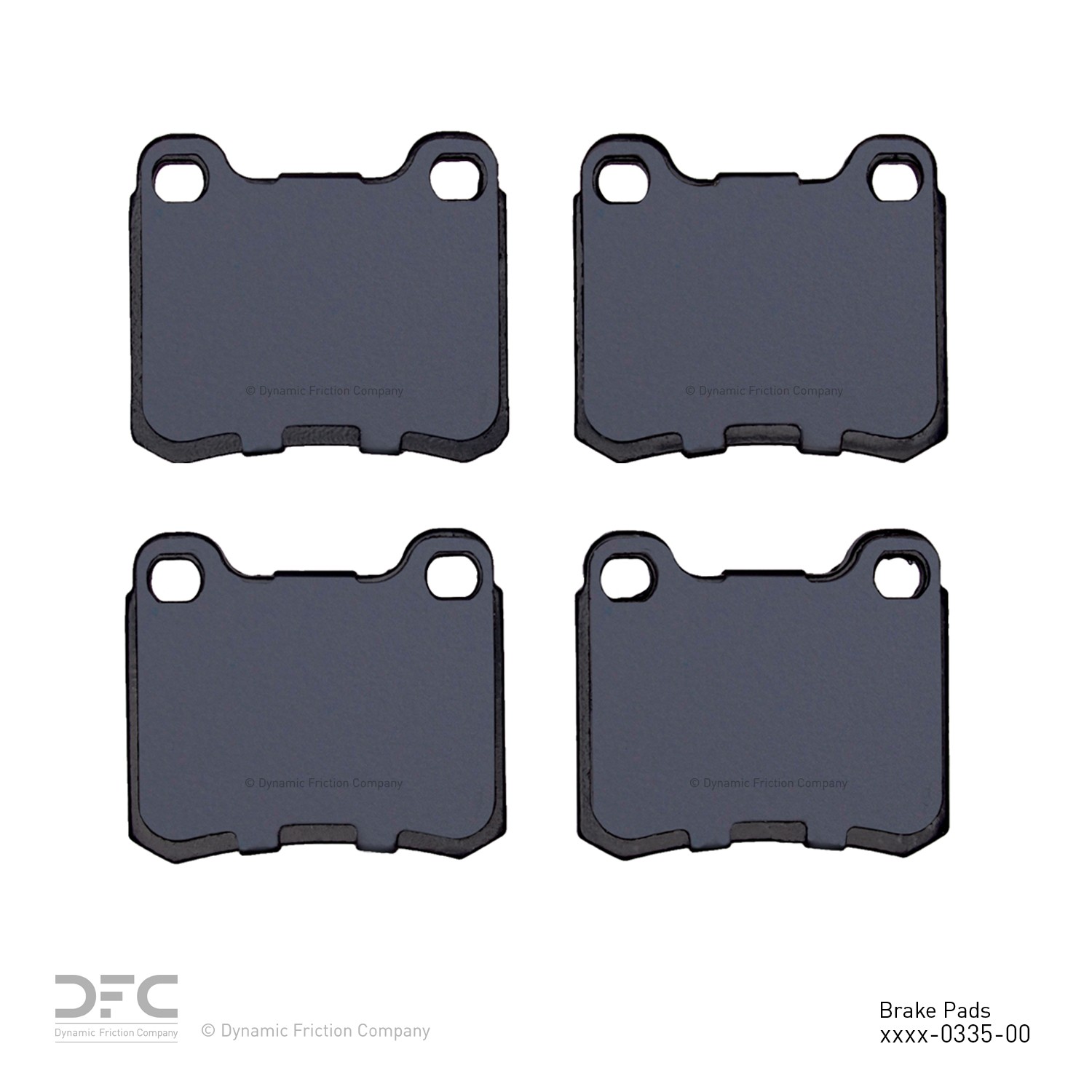 DYN 1600-0335-00 DFC EURO 5000 Ceramic Brake Pads
