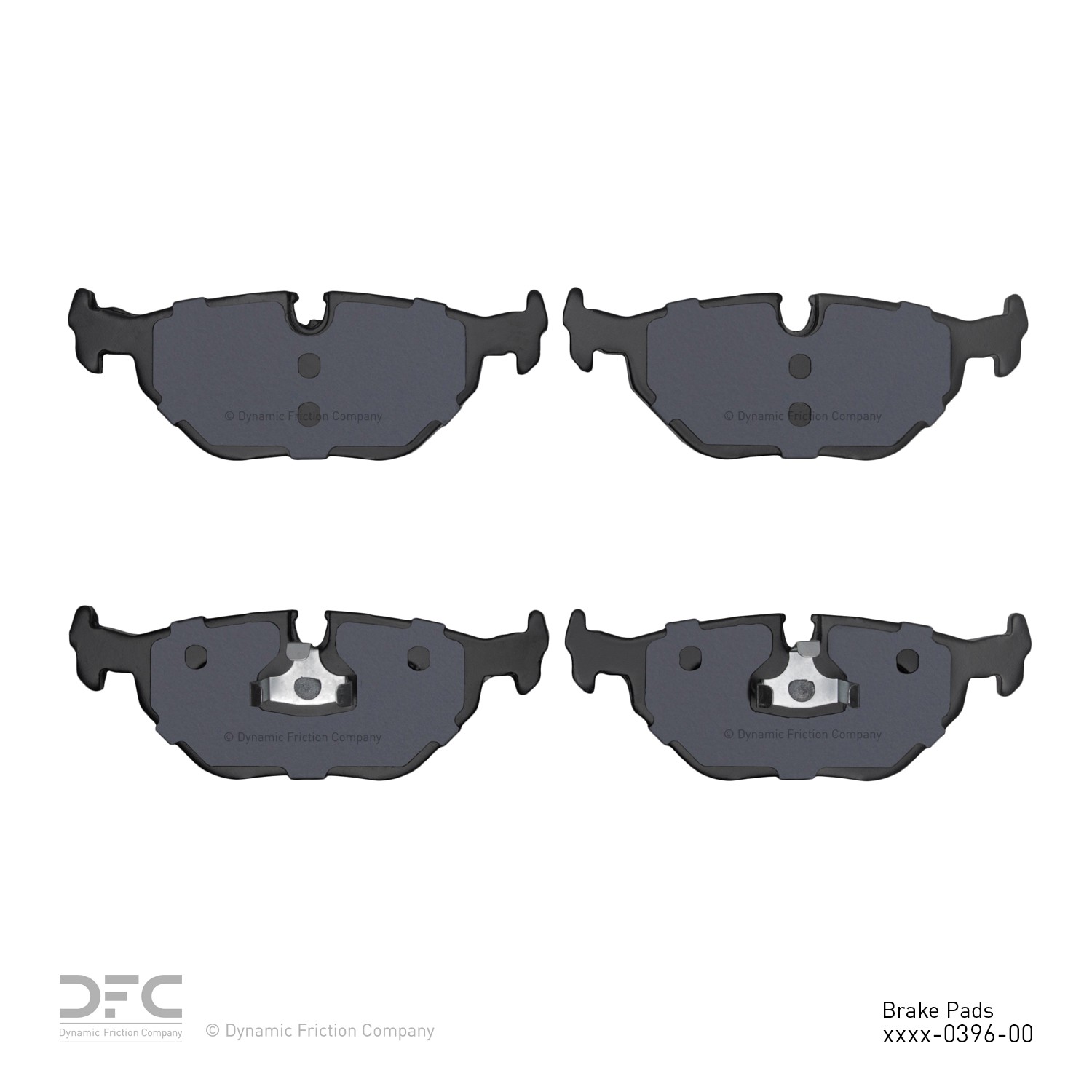 DYN 1600-0396-00 DFC EURO 5000 Ceramic Brake Pads