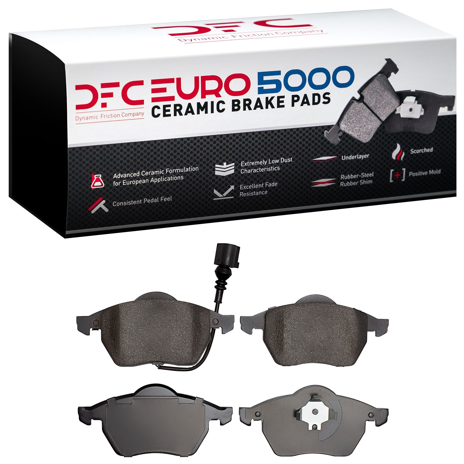 DYN 1600-0687-10 DFC EURO 5000 Ceramic Brake Pads - Image 3