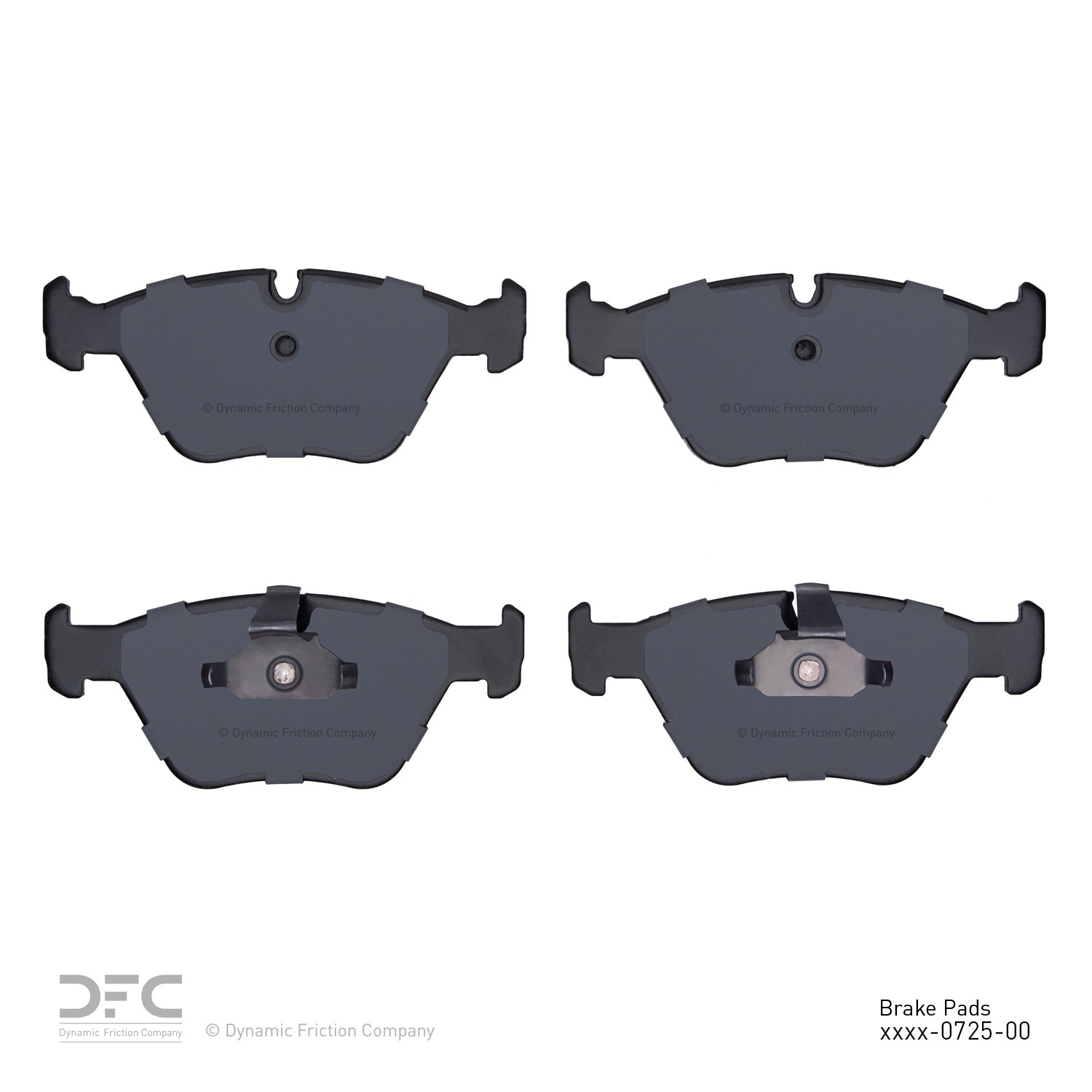 DYN 1600-0725-00 DFC EURO 5000 Ceramic Brake Pads