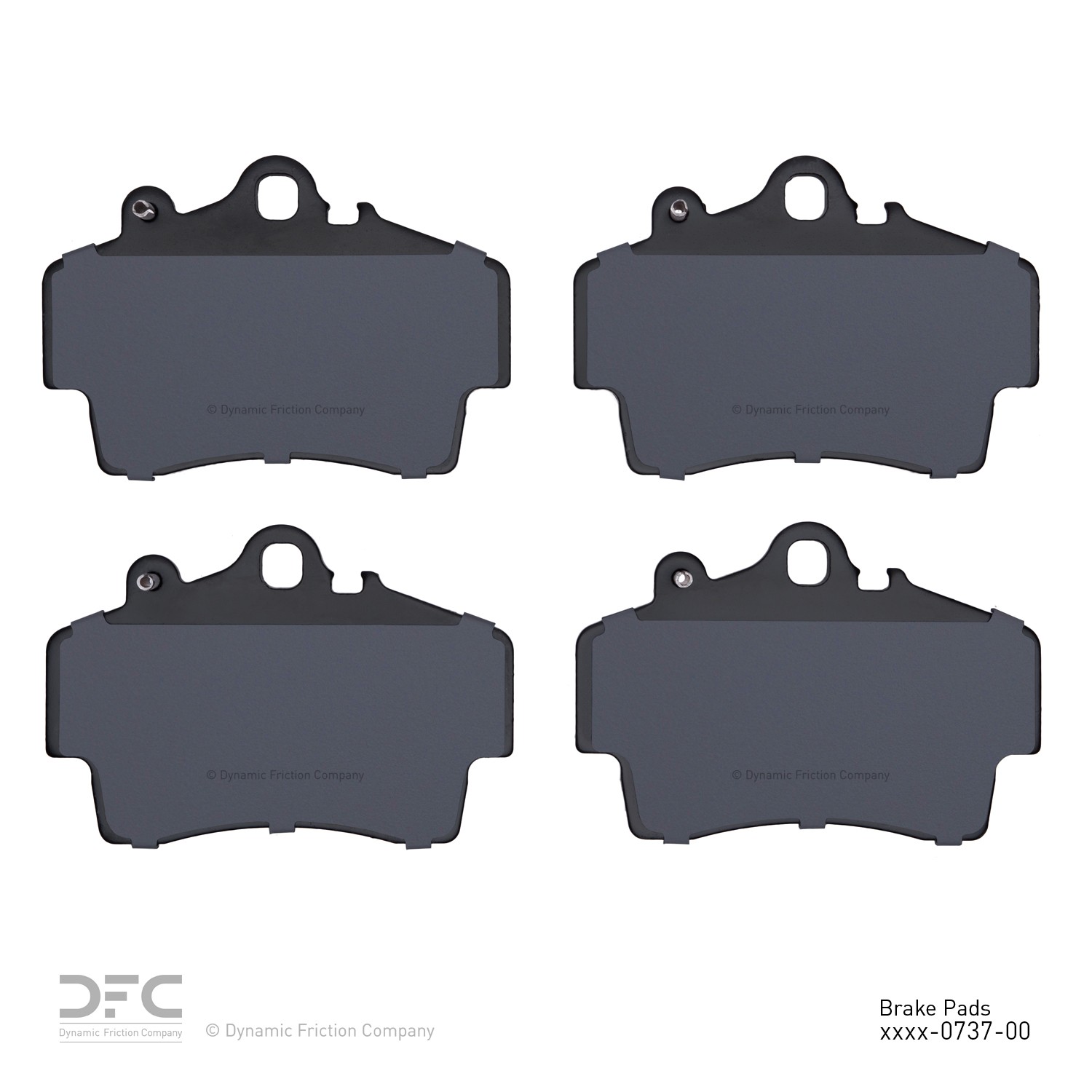 DYN 1600-0737-00 DFC EURO 5000 Ceramic Brake Pads