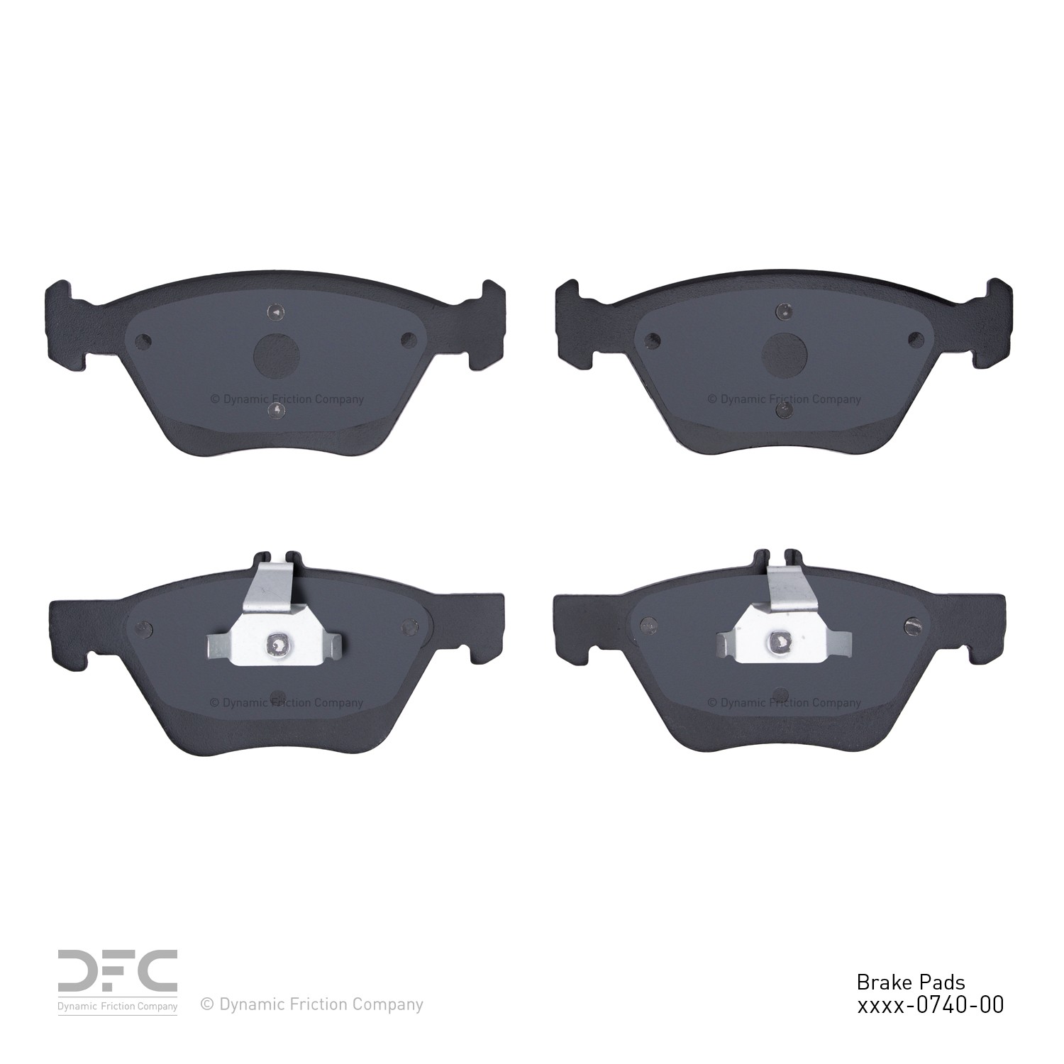 DYN-1600-0740-00 DFC EURO 5000 Ceramic Brake Pads