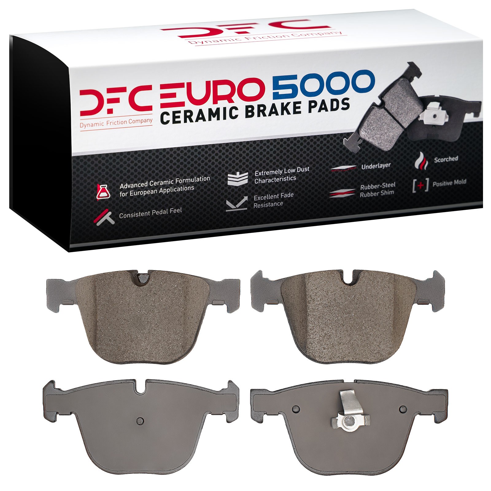 DYN 1600-0919-20 DFC EURO 5000 Ceramic Brake Pads - Image 3
