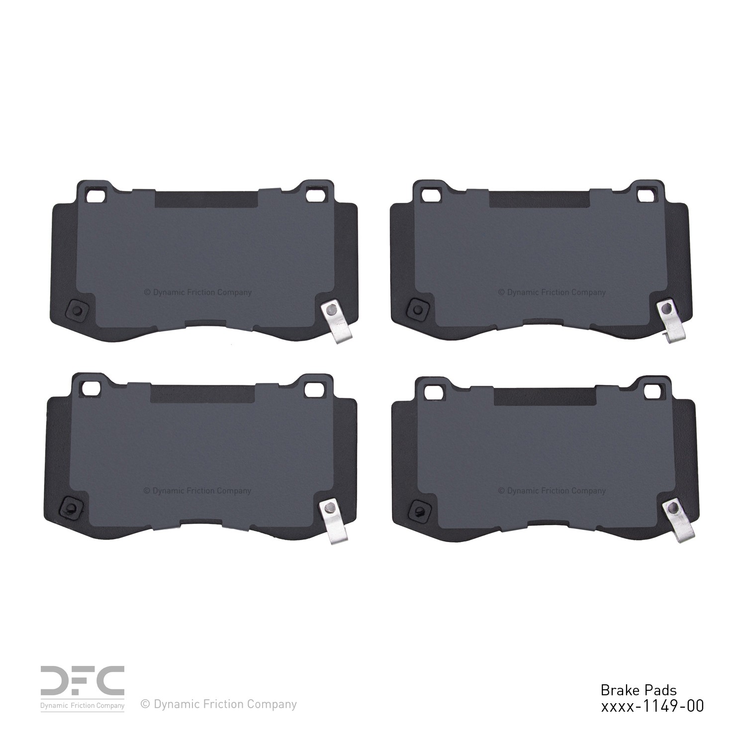 DYN-1600-1149-00 DFC EURO 5000 Ceramic Brake Pads