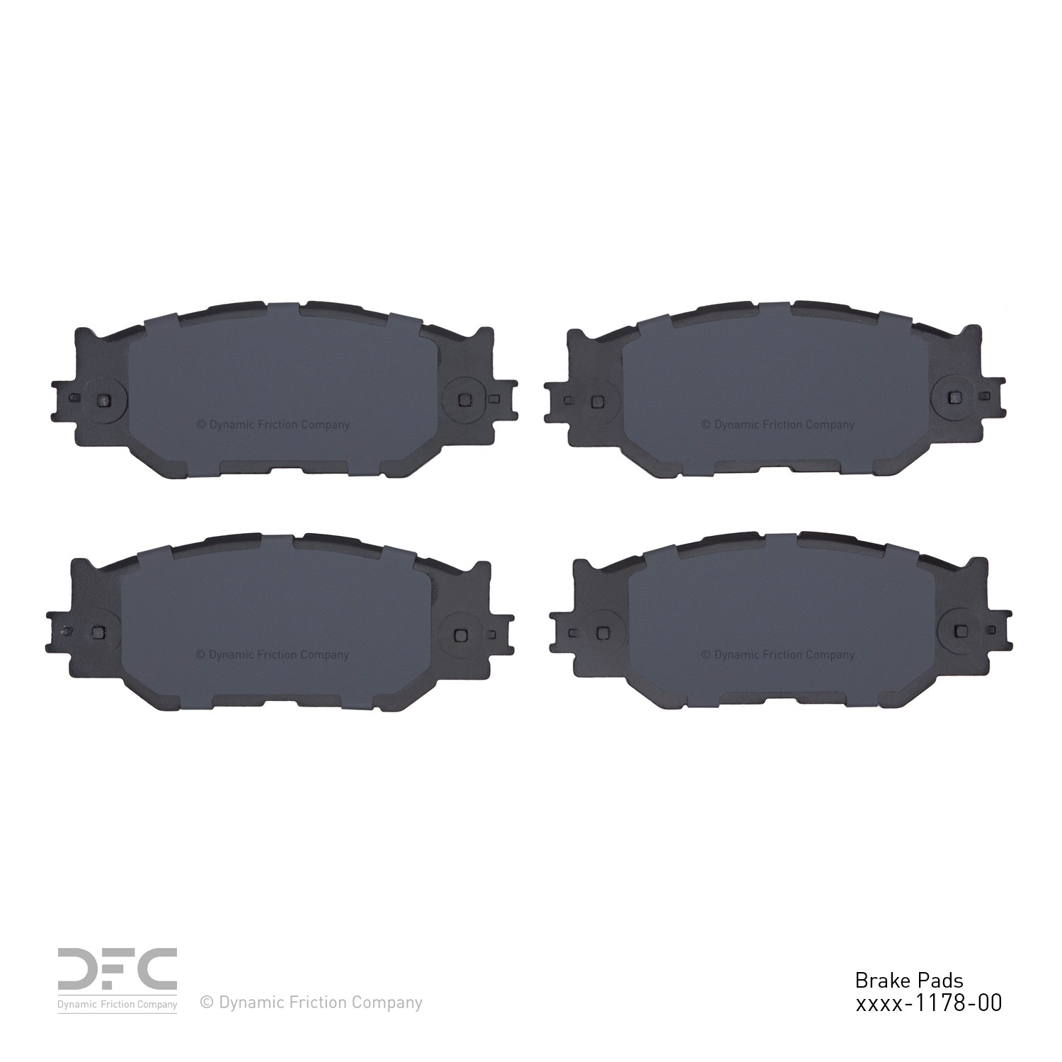 DYN 1600-1178-00 DFC EURO 5000 Ceramic Brake Pads