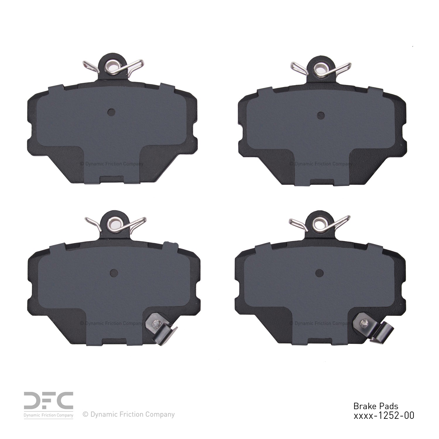DYN 1600-1252-00 DFC EURO 5000 Ceramic Brake Pads