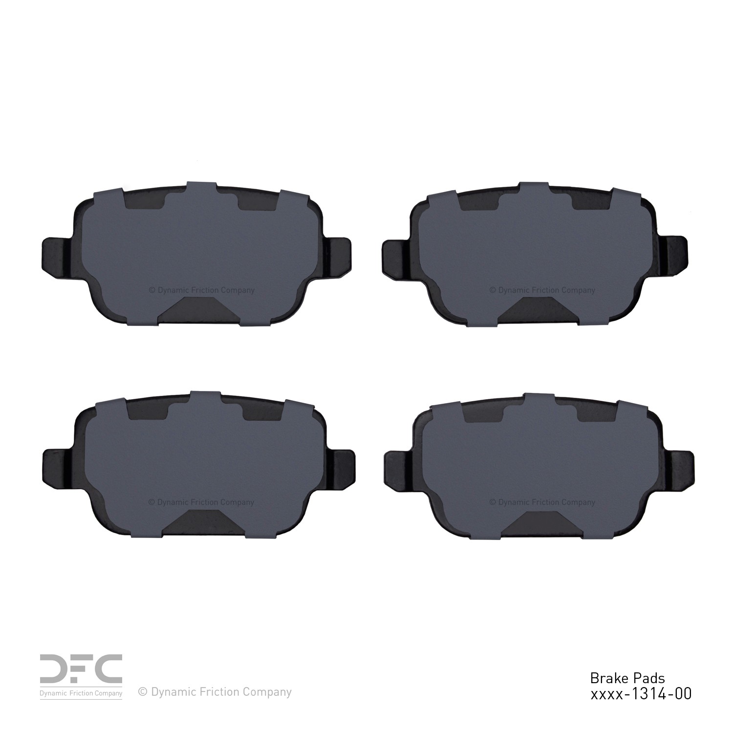 DYN-1600-1314-00 DFC EURO 5000 Ceramic Brake Pads