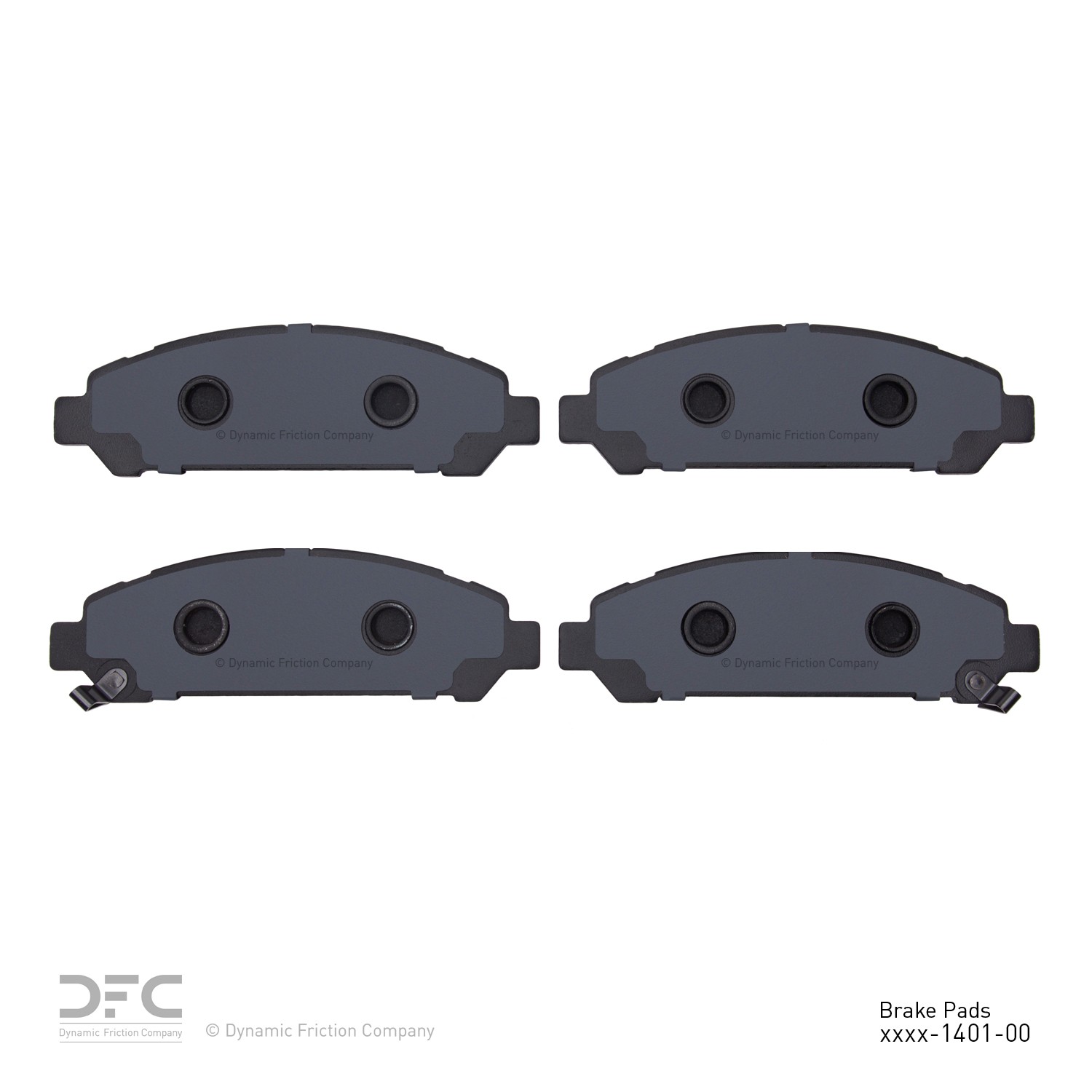 DYN 1600-1401-00 DFC EURO 5000 Ceramic Brake Pads