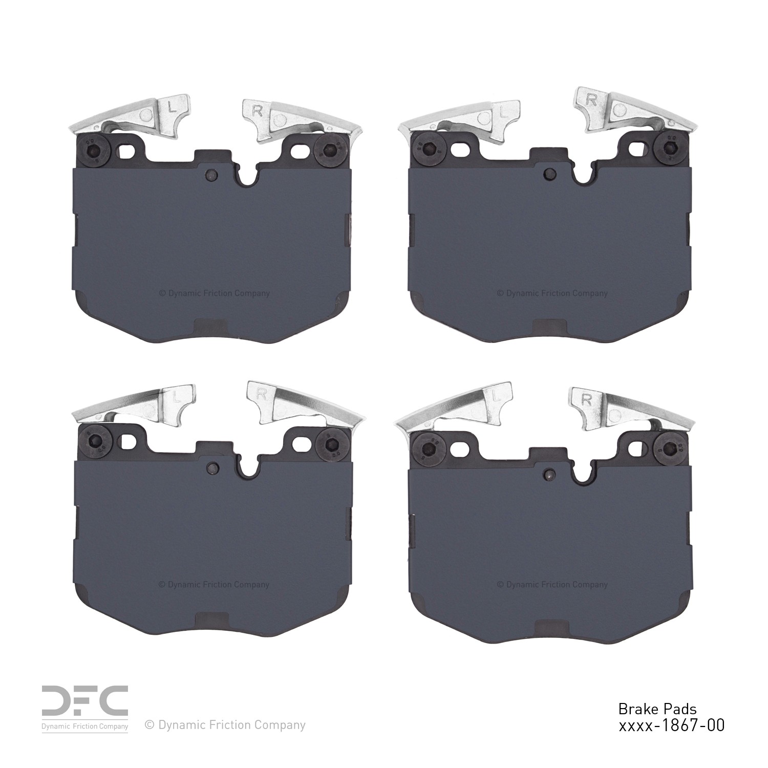 DYN-1600-1867-00 DFC EURO 5000 Ceramic Brake Pads