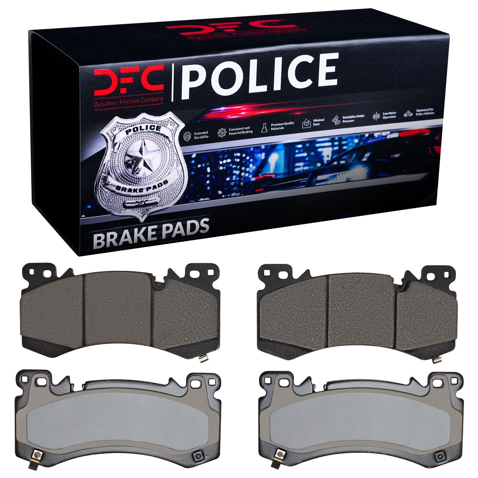 DYN 1911-2407-00 DFC Police Brake Pads - Image 2