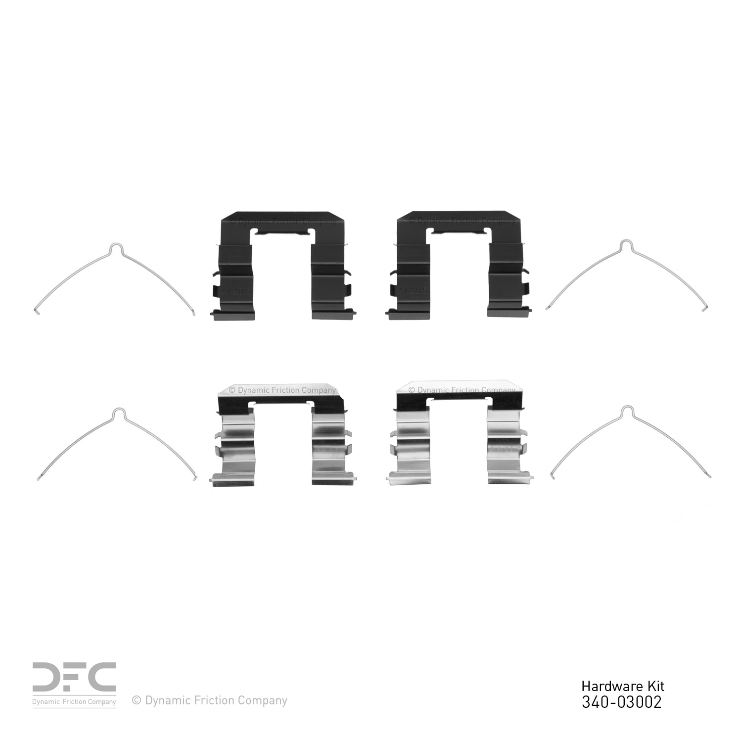 DYN 340-03002 DFC Disc Brake Hardware Kit - Image 2