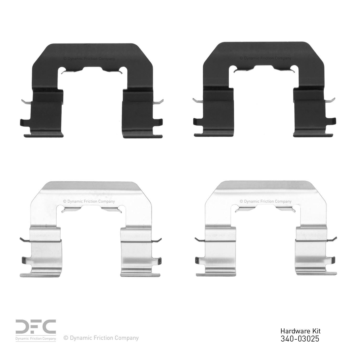 DYN-340-03025 DFC Disc Brake Hardware Kit - Image 2