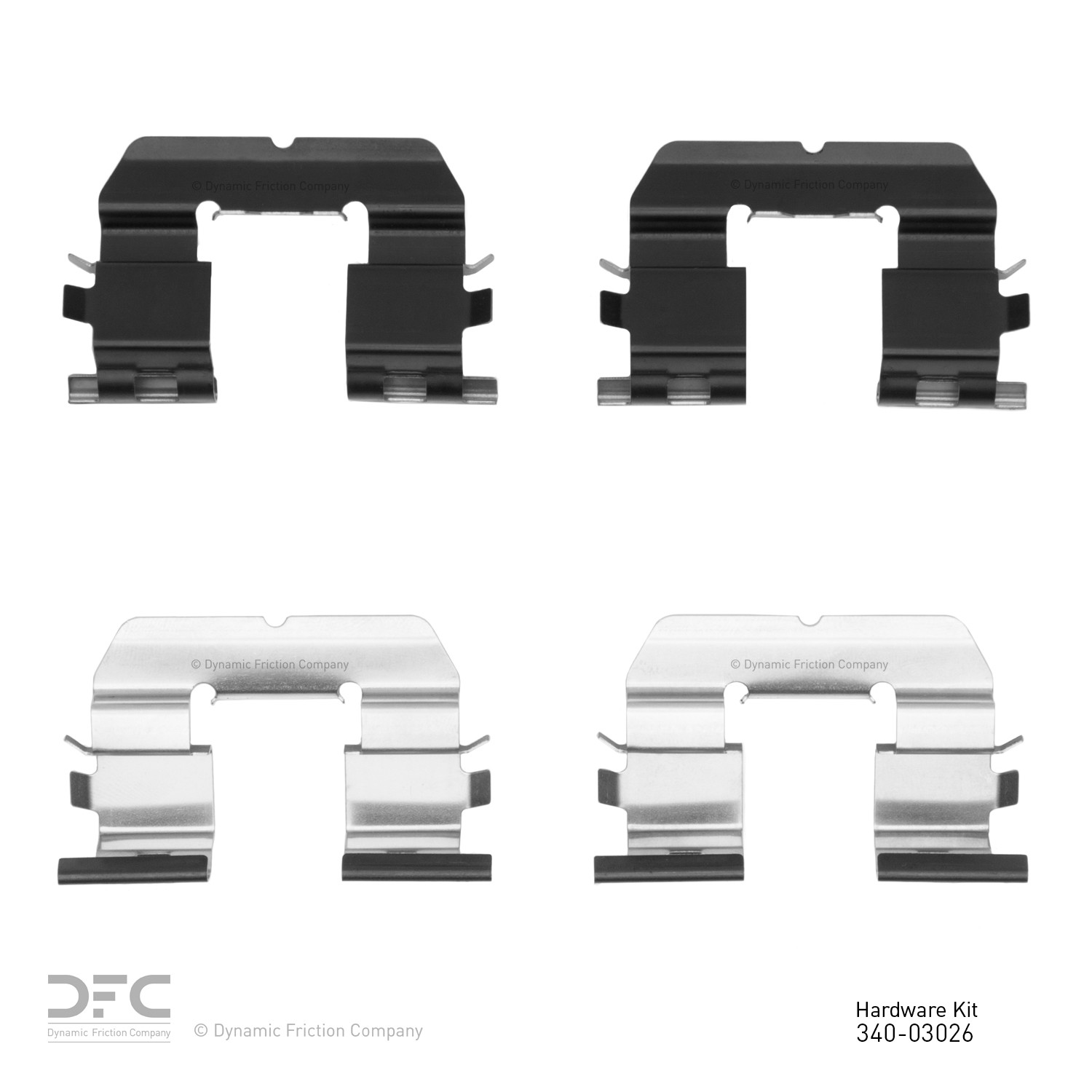 DYN-340-03026 DFC Disc Brake Hardware Kit - Image 2