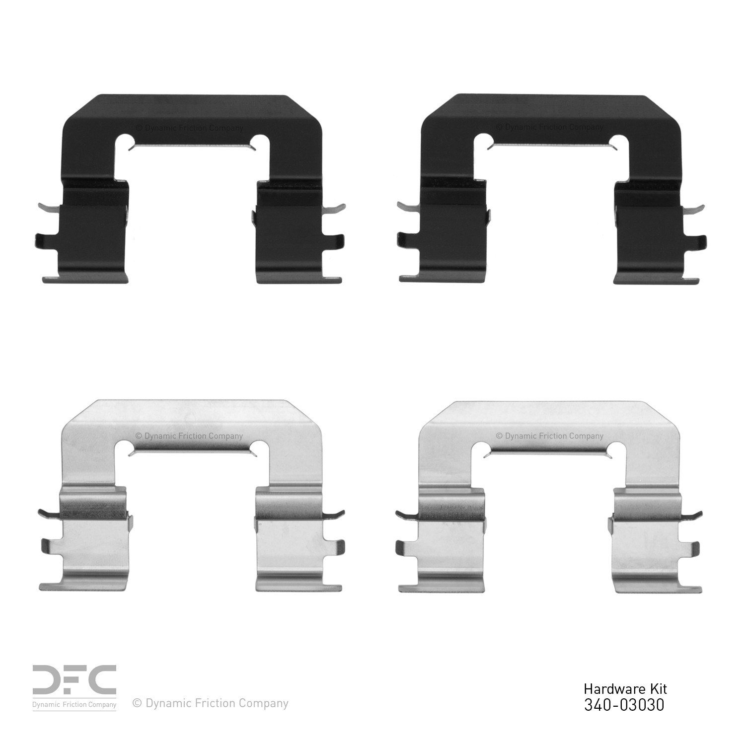 DYN-340-03030 DFC Disc Brake Hardware Kit - Image 2