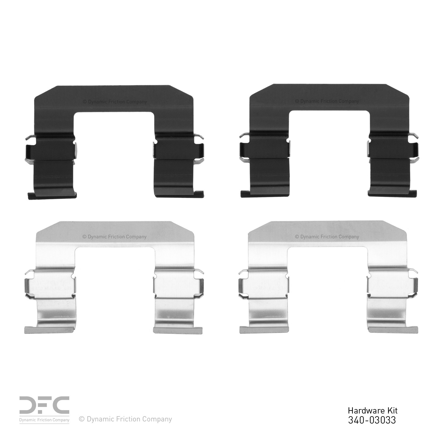DYN 340-03033 DFC Disc Brake Hardware Kit - Image 2