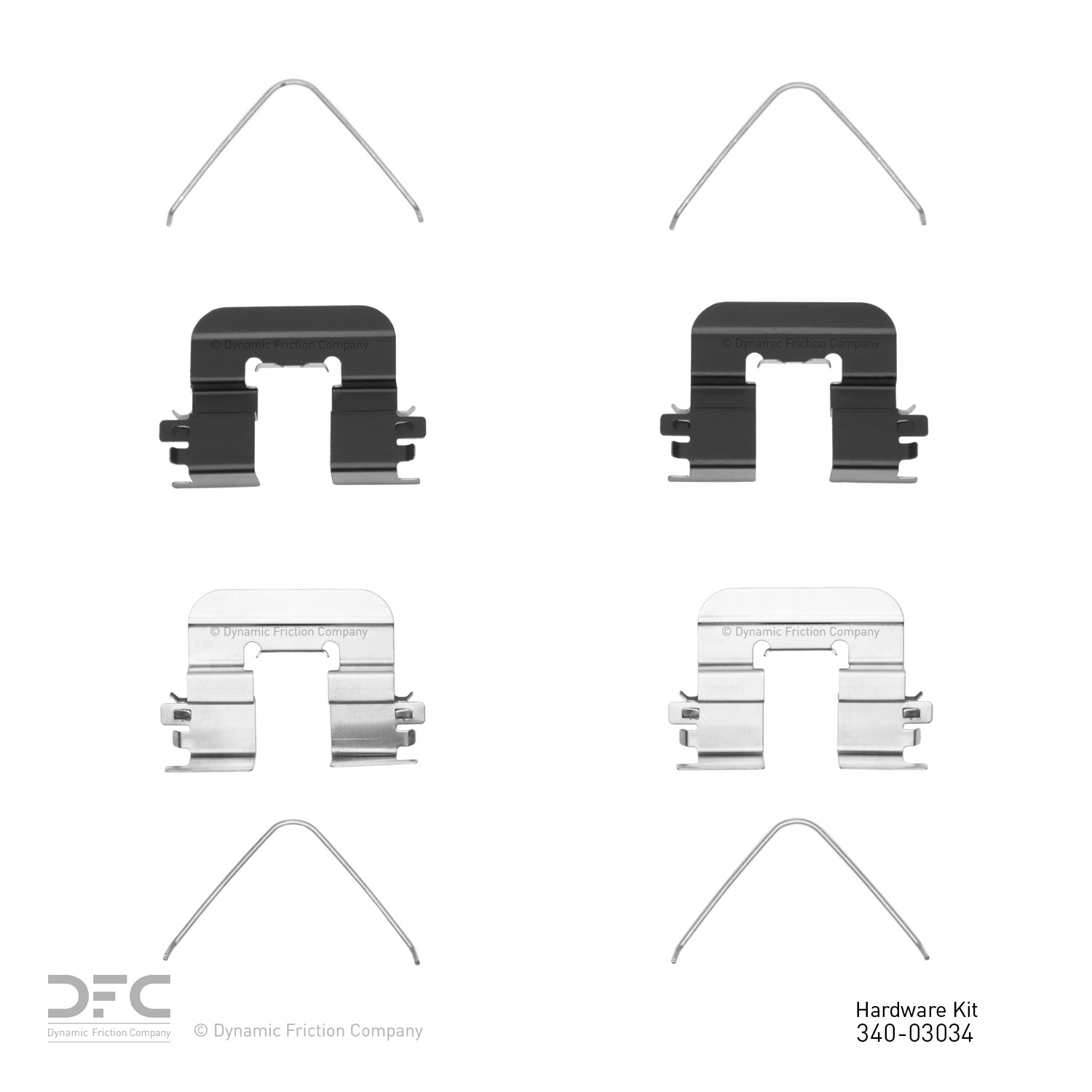 DYN-340-03034 DFC Disc Brake Hardware Kit - Image 2