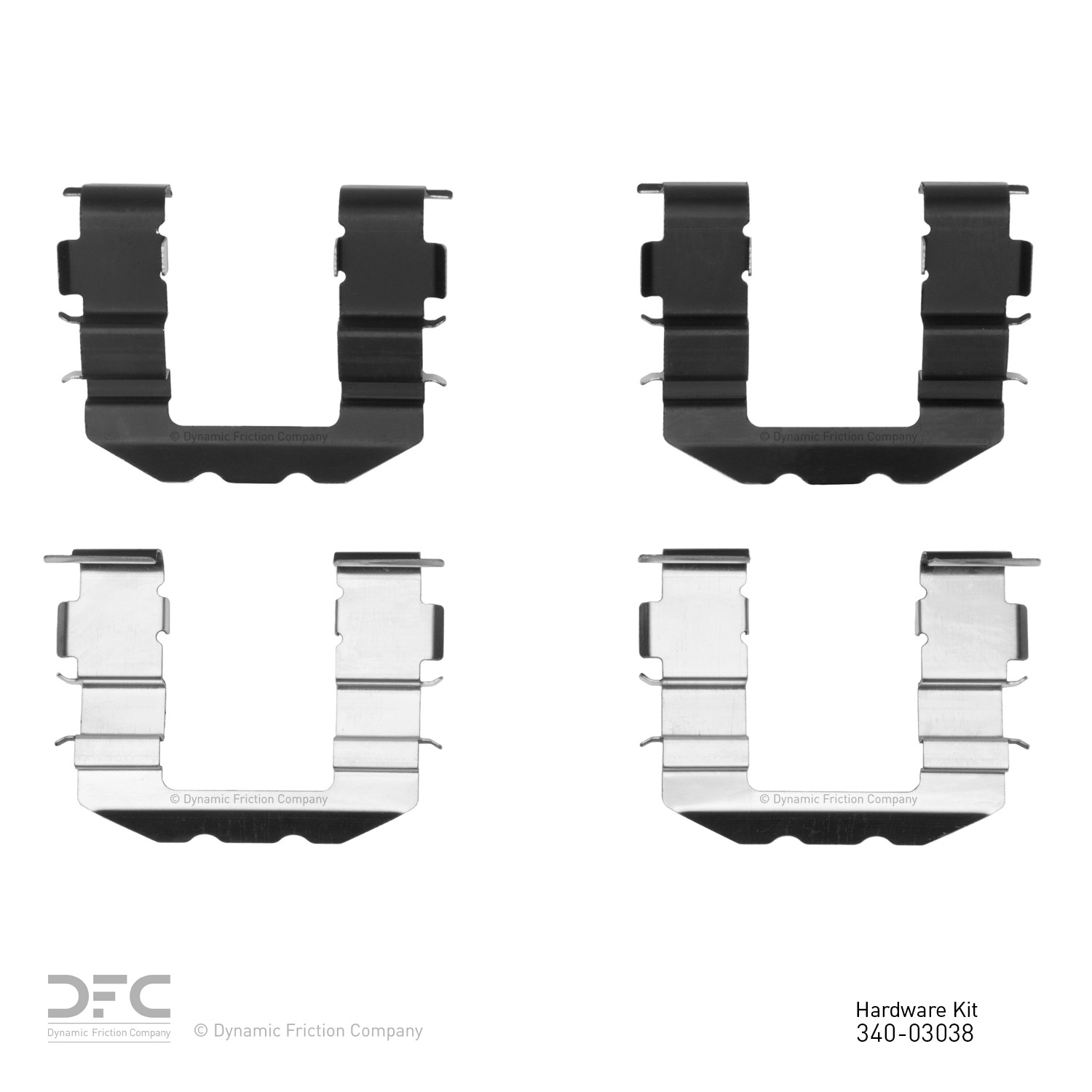 DYN-340-03038 DFC Disc Brake Hardware Kit - Image 2