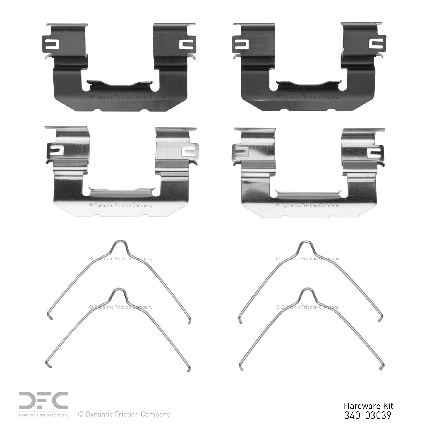 DYN 340-03039 DFC Disc Brake Hardware Kit - Image 2