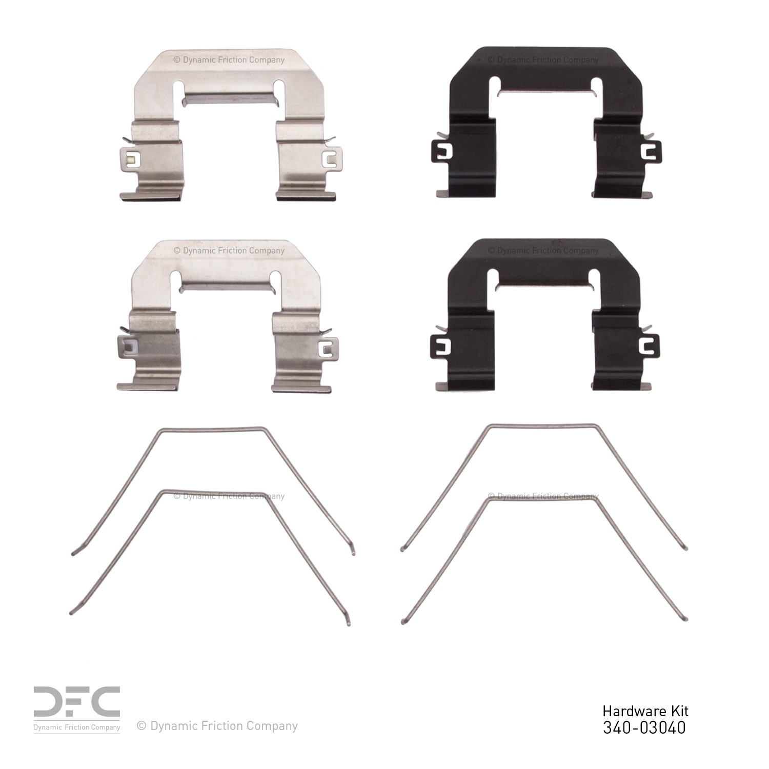 DYN 340-03040 DFC Disc Brake Hardware Kit - Image 2