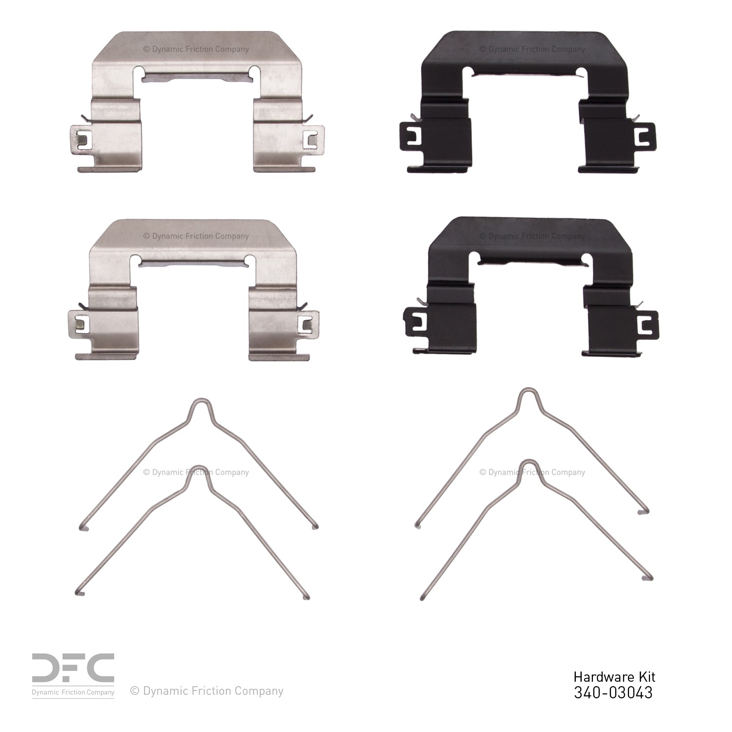 DYN-340-03043 DFC Disc Brake Hardware Kit - Image 2