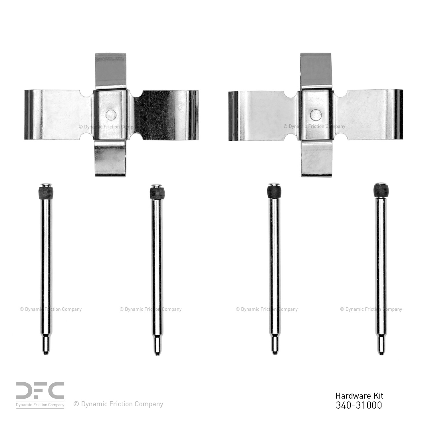 DYN 340-31000 DFC Disc Brake Hardware Kit - Image 2