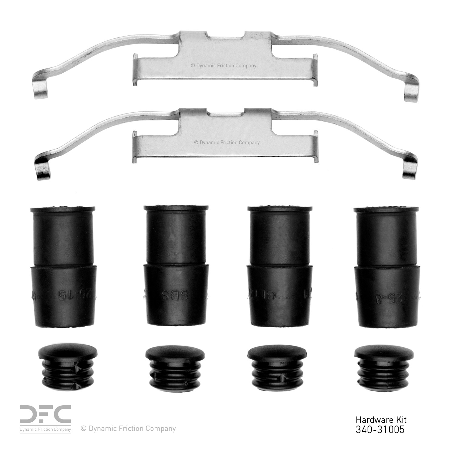 DYN-340-31005 DFC Disc Brake Hardware Kit - Image 2