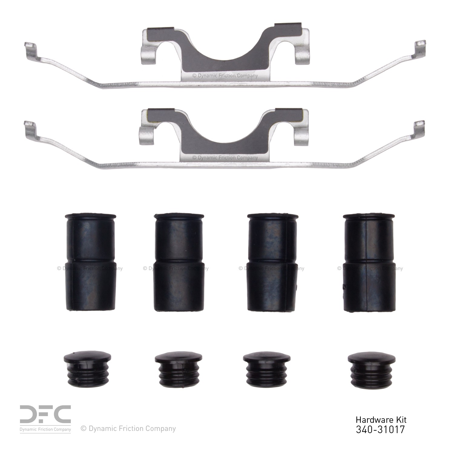 DYN 340-31017 DFC Disc Brake Hardware Kit - Image 2