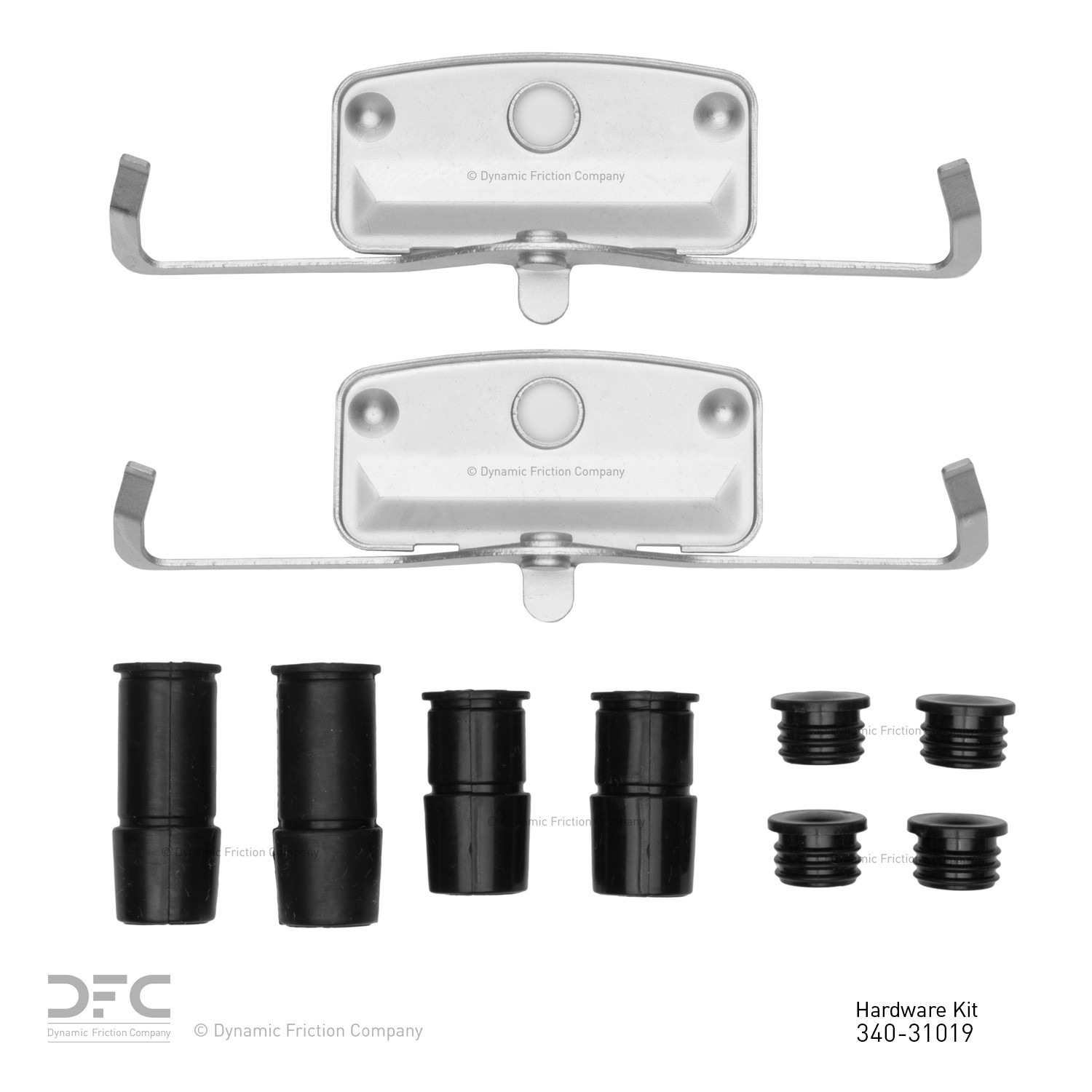 DYN 340-31019 DFC Disc Brake Hardware Kit - Image 2