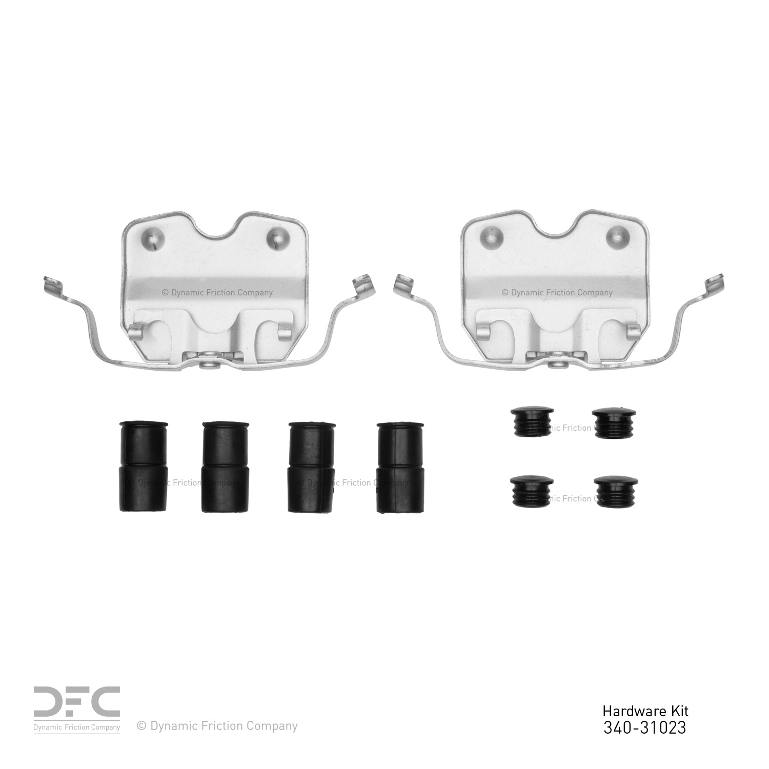 DYN 340-31023 DFC Disc Brake Hardware Kit - Image 2